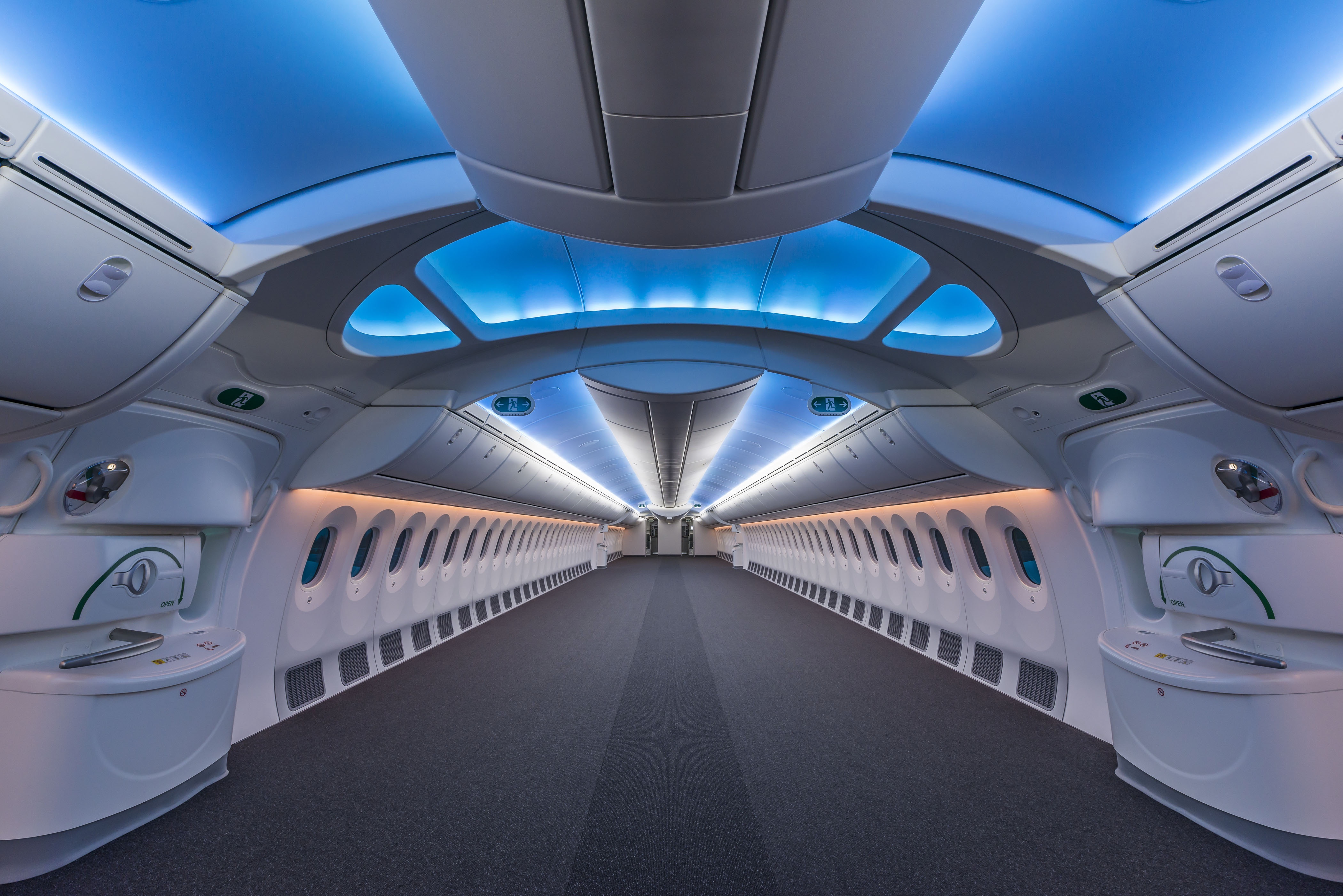 Download mobile wallpaper Interior, Aircraft, Vehicles, Boeing 787 for free.
