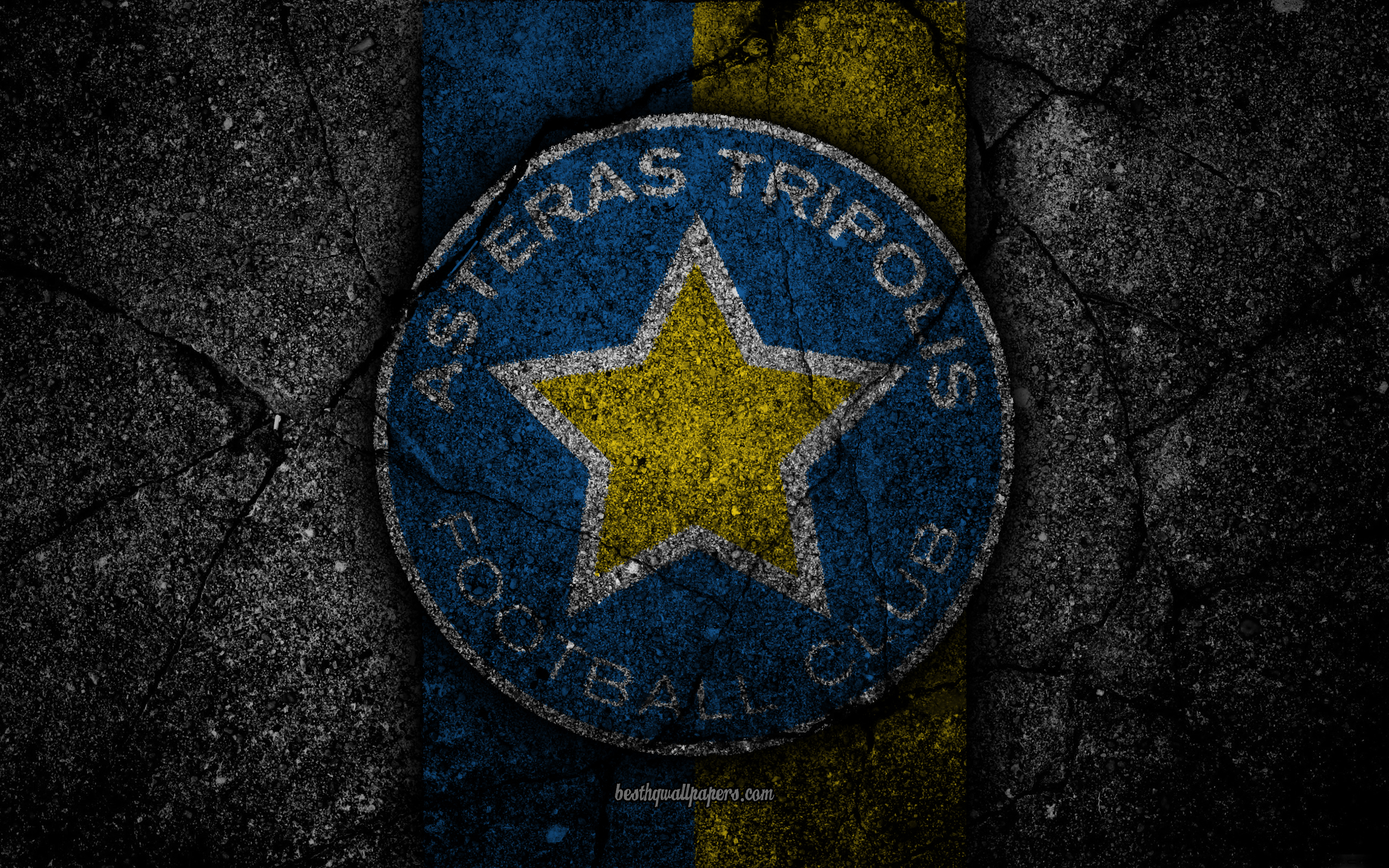 Descarga gratuita de fondo de pantalla para móvil de Fútbol, Logo, Emblema, Deporte, Asteras Tripoli Fc.