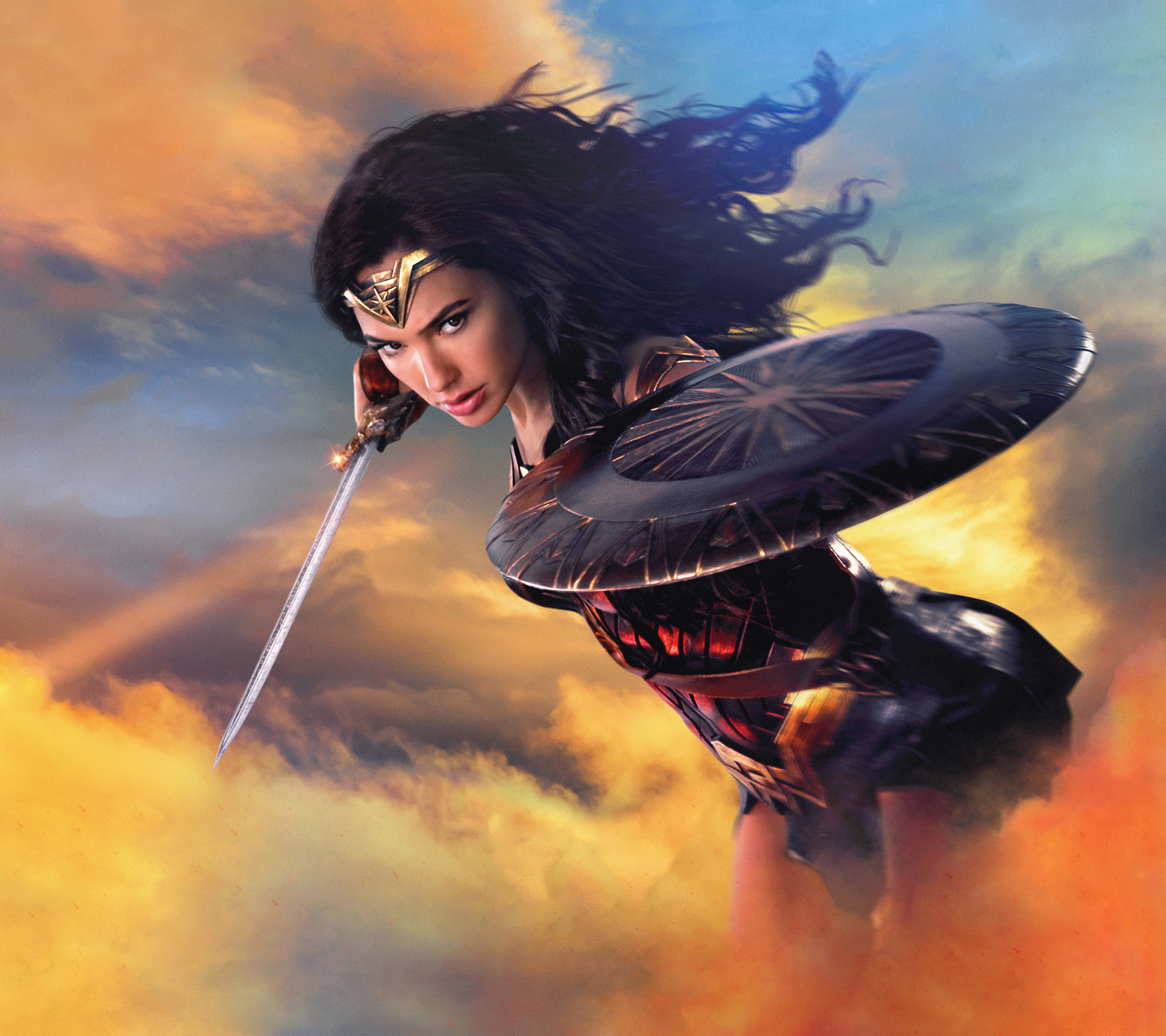 Handy-Wallpaper Filme, Wonderwoman, Gal Gadot, Wonder Woman kostenlos herunterladen.