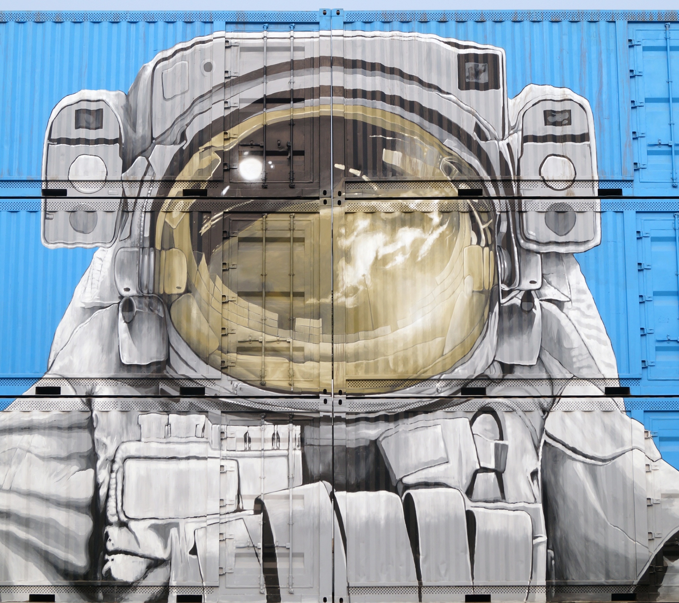 Download mobile wallpaper Graffiti, Artistic, Astronaut for free.