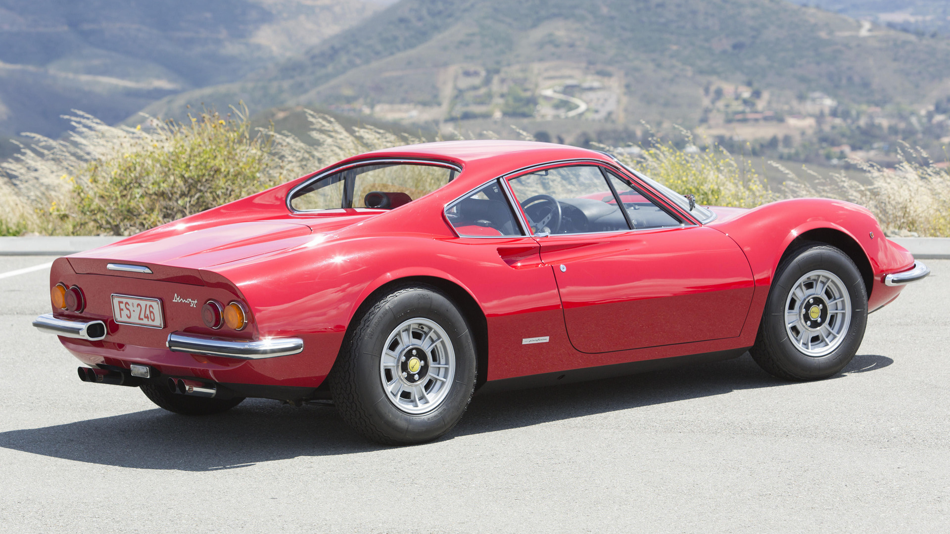 Download mobile wallpaper Ferrari, Car, Old Car, Vehicles, Grand Tourer, Coupé, Dino 246 Gt for free.