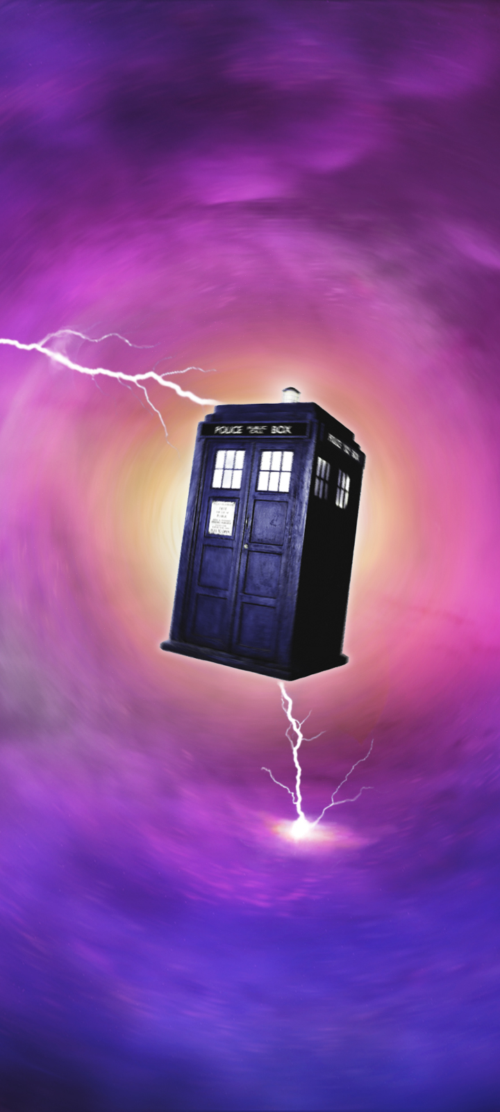 tardis, tv show, doctor who, telephone booth, lightning