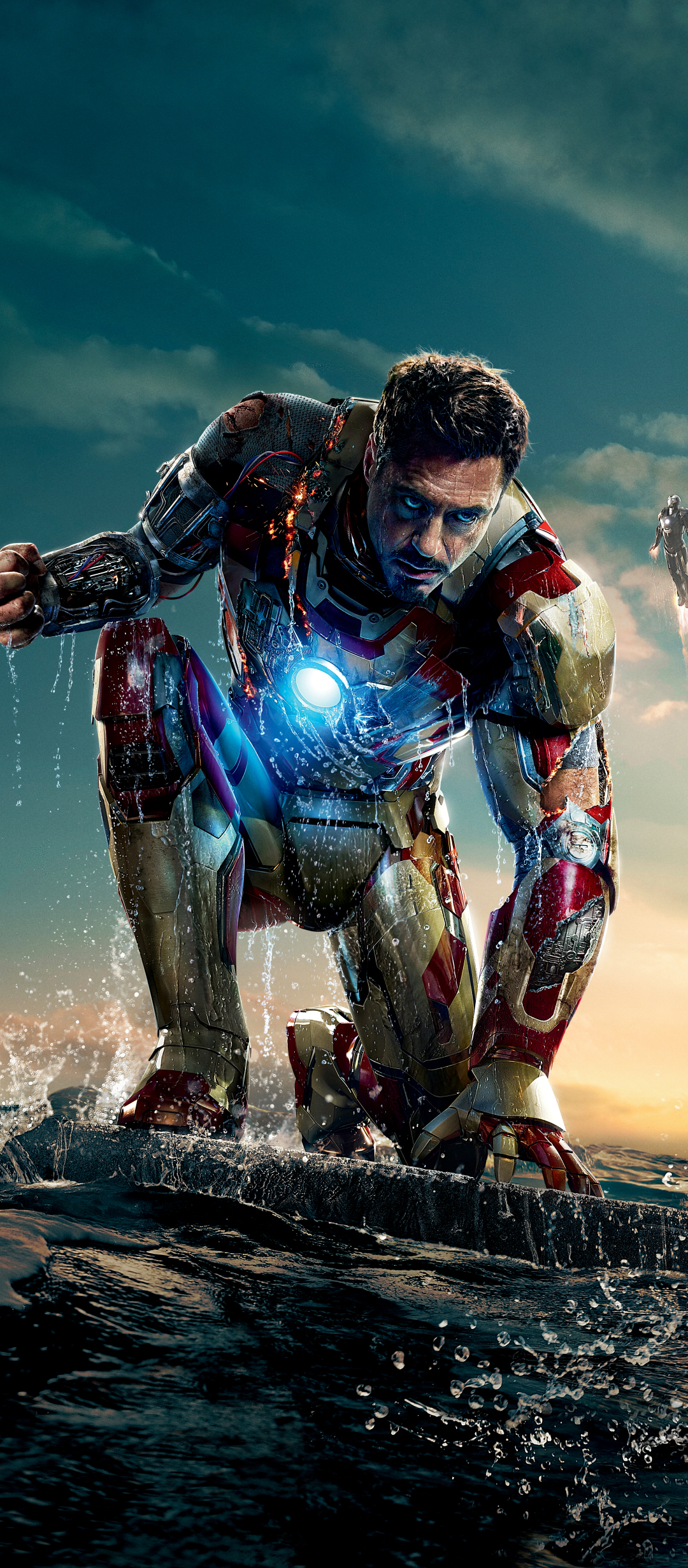 Handy-Wallpaper Iron Man, Robert Downey Jr, Filme, Ironman, Rächer, Tony Stark, Iron Man 3 kostenlos herunterladen.