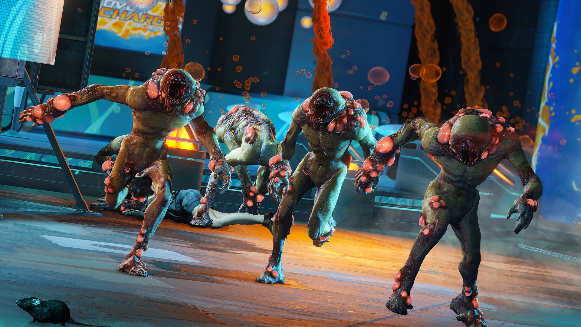 Laden Sie das Computerspiele, Sunset Overdrive-Bild kostenlos auf Ihren PC-Desktop herunter