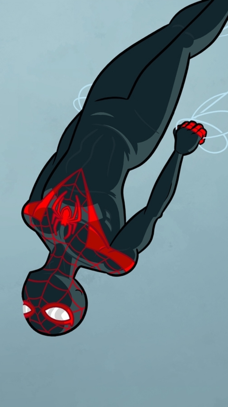 Download mobile wallpaper Spider Man, Comics, Minimalist, Ultimate Spider Man for free.