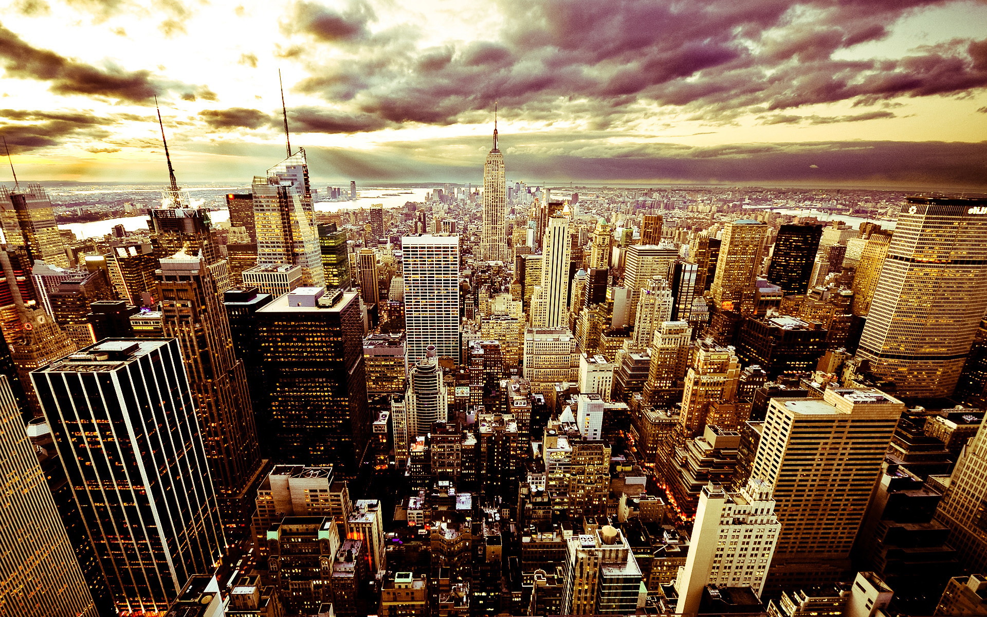 PCデスクトップにマンハッタン, ニューヨーク, 都市, マンメイド画像を無料でダウンロード