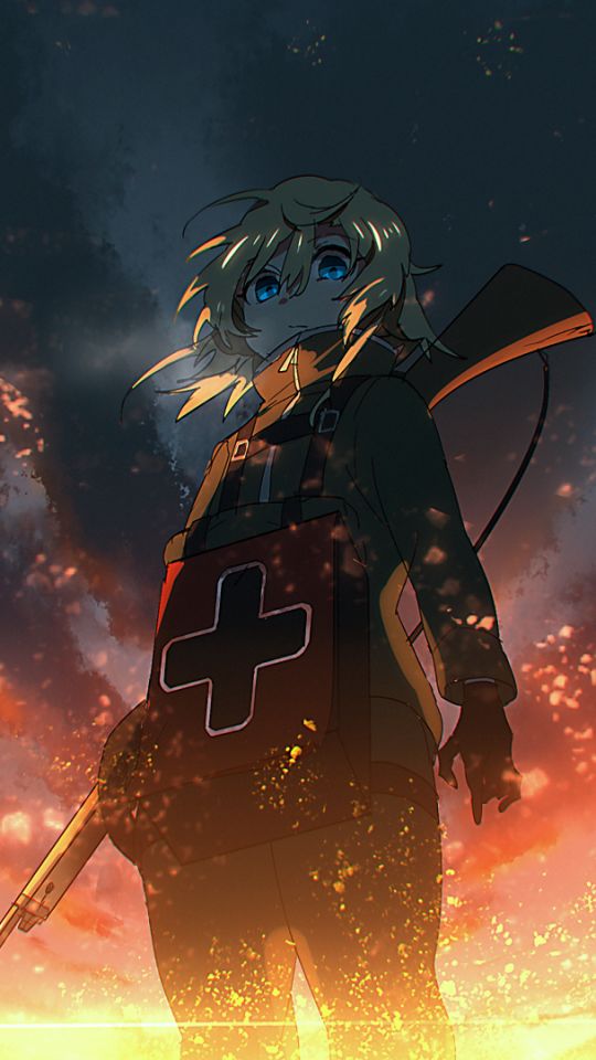 Descarga gratuita de fondo de pantalla para móvil de Animado, Youjo Senki, Tanya Degurechaff.