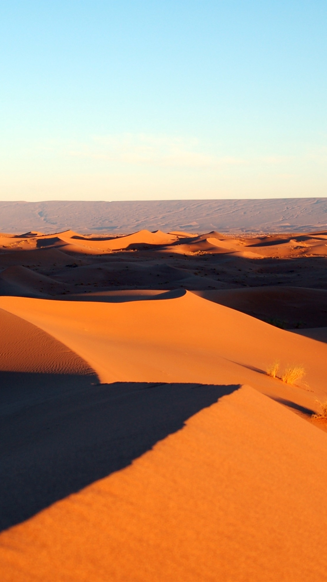 Download mobile wallpaper Sky, Sand, Desert, Horizon, Earth, Morocco, Dune, Africa for free.