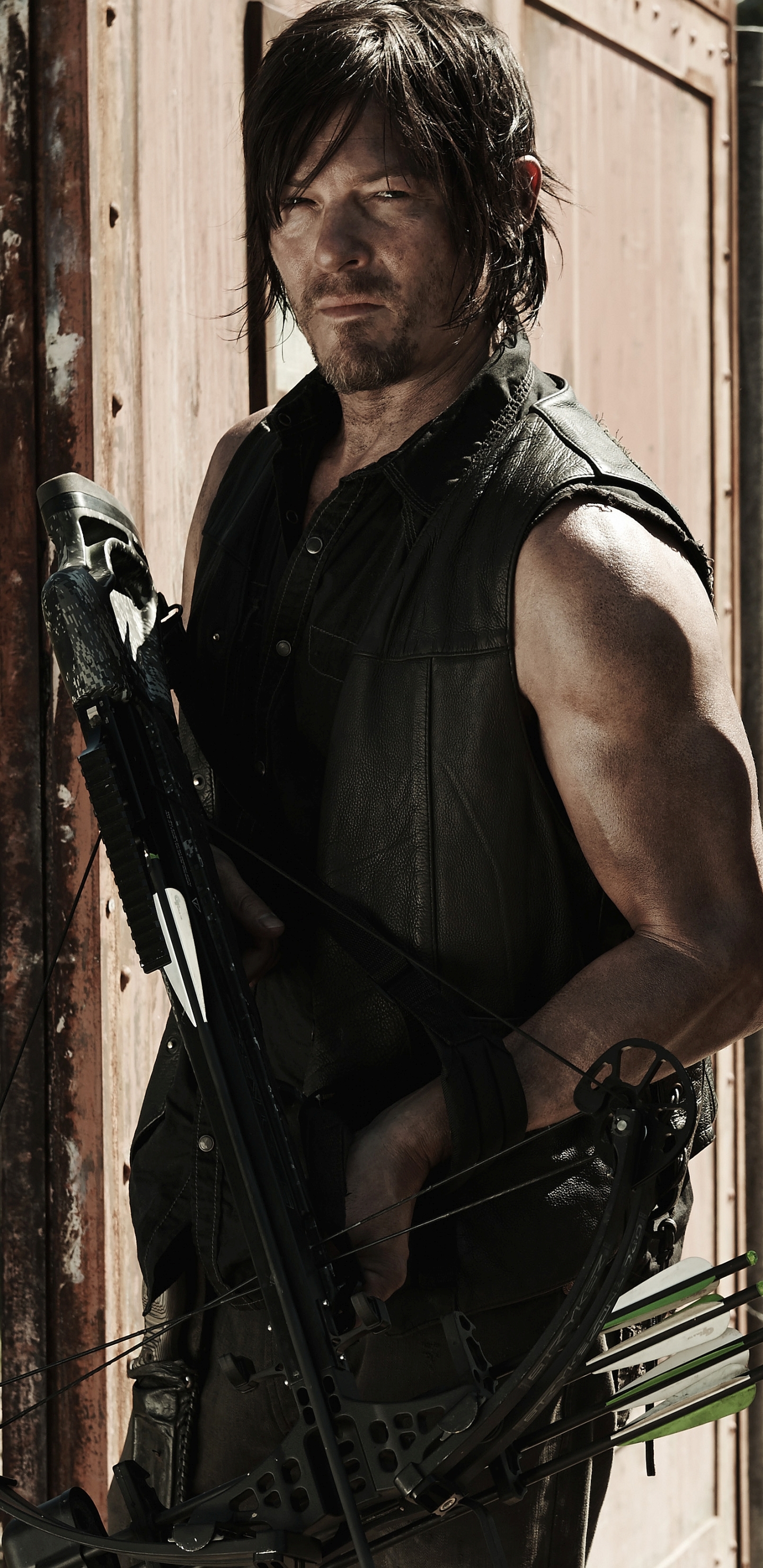 android daryl dixon, tv show, the walking dead, norman reedus, crossbow