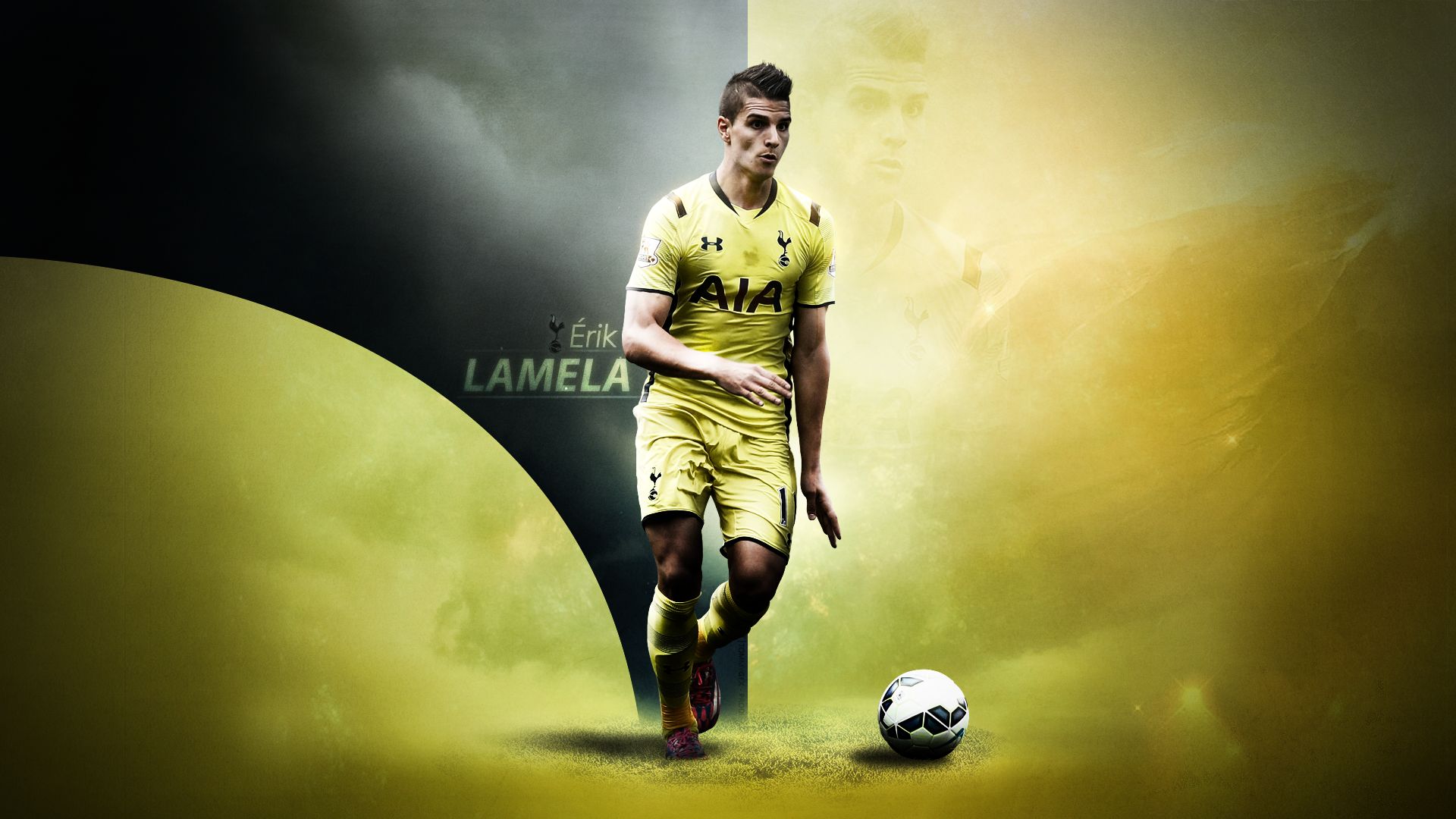 Download mobile wallpaper Sports, Soccer, Tottenham Hotspur F C, Erik Lamela for free.