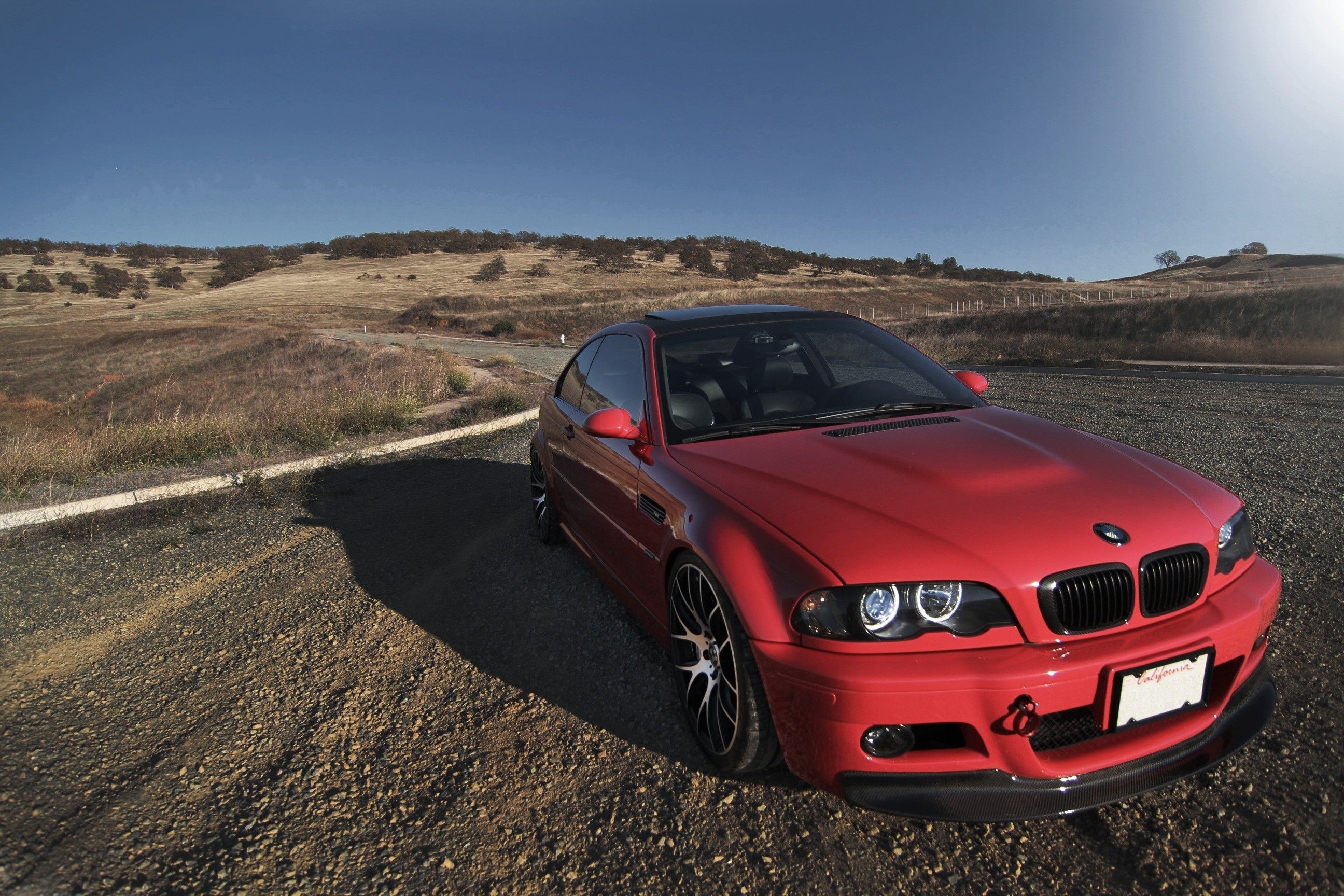 bmw, auto, cars, red, side view, e46
