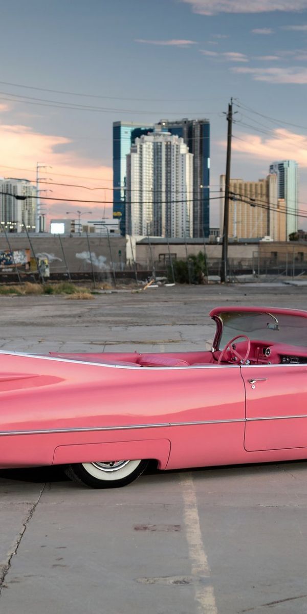 Pink Low Rider Convertible Phone wallpaper: Vehicles, Cadillac, Lowrider, Pink Car 518905