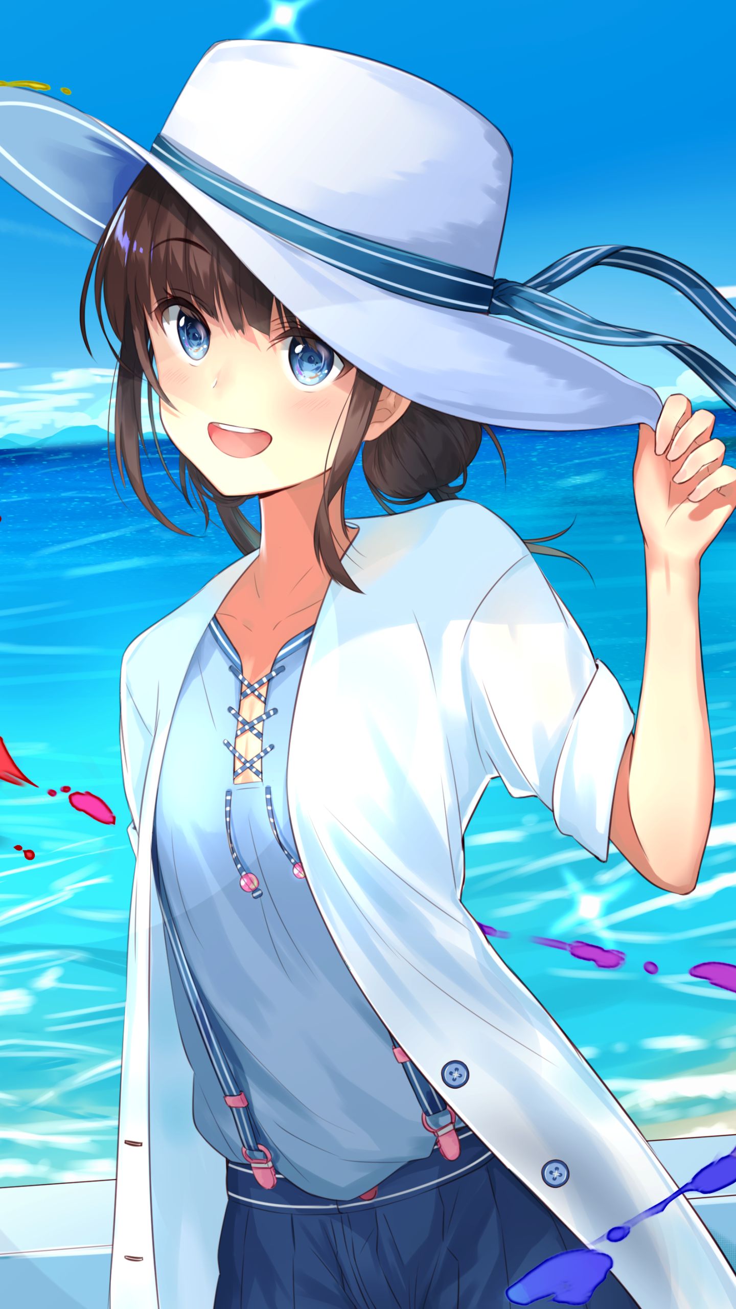 Download mobile wallpaper Anime, Summer, Original for free.