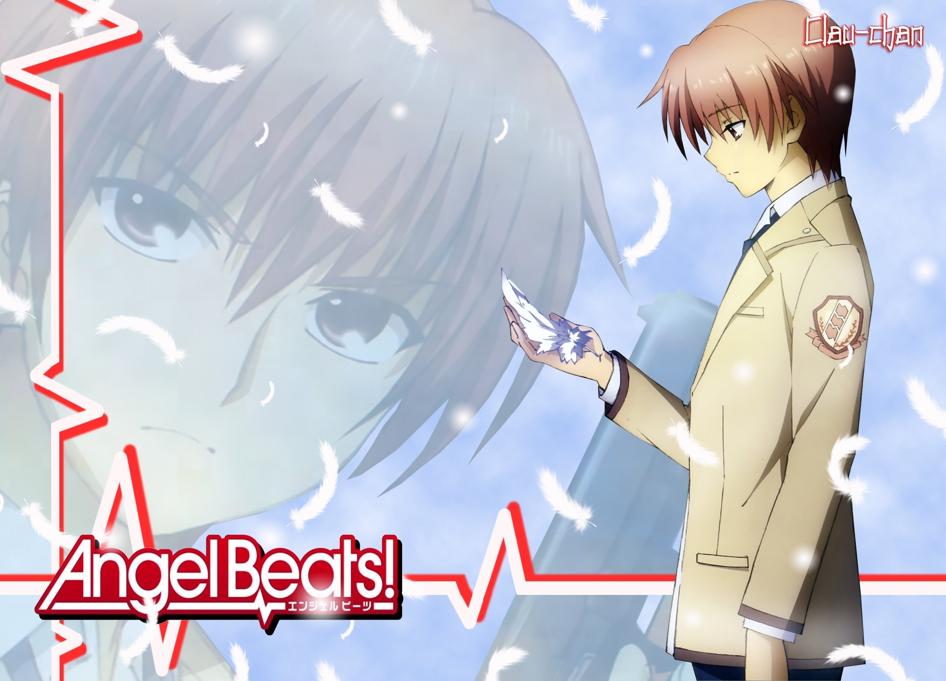 Handy-Wallpaper Animes, Angel Beats!, Yuzuru Otonashi kostenlos herunterladen.