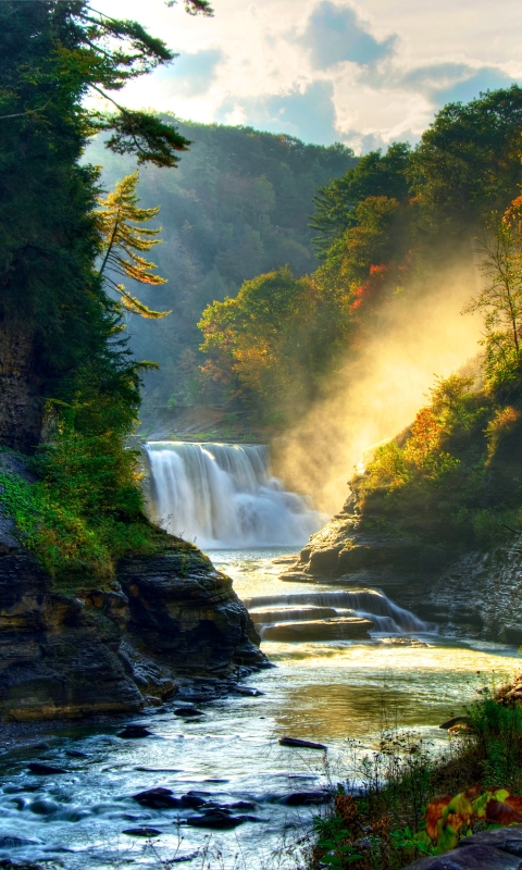 Descarga gratuita de fondo de pantalla para móvil de Naturaleza, Cascadas, Cascada, Tierra/naturaleza.