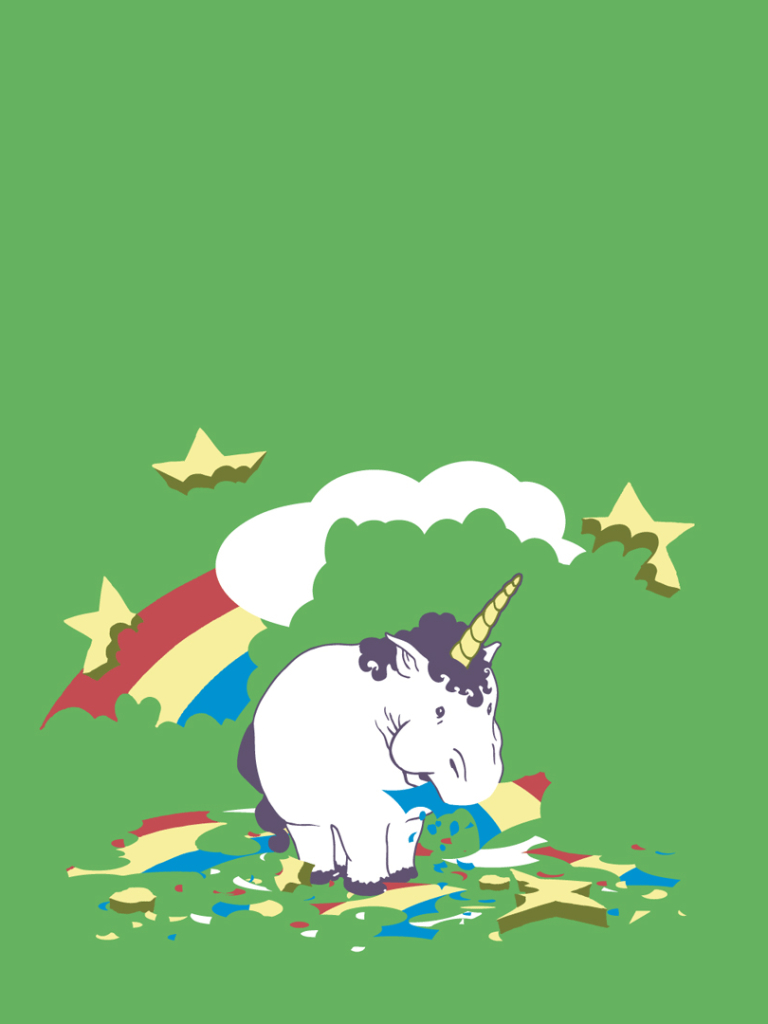 Download mobile wallpaper Unicorn, Humor for free.