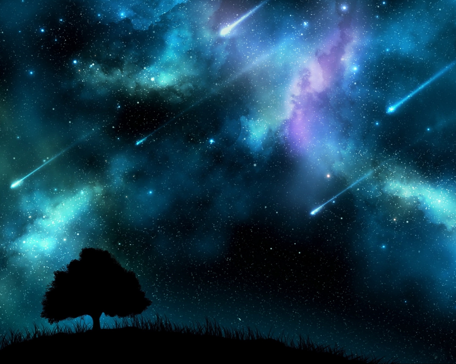 Download mobile wallpaper Night, Artistic for free.