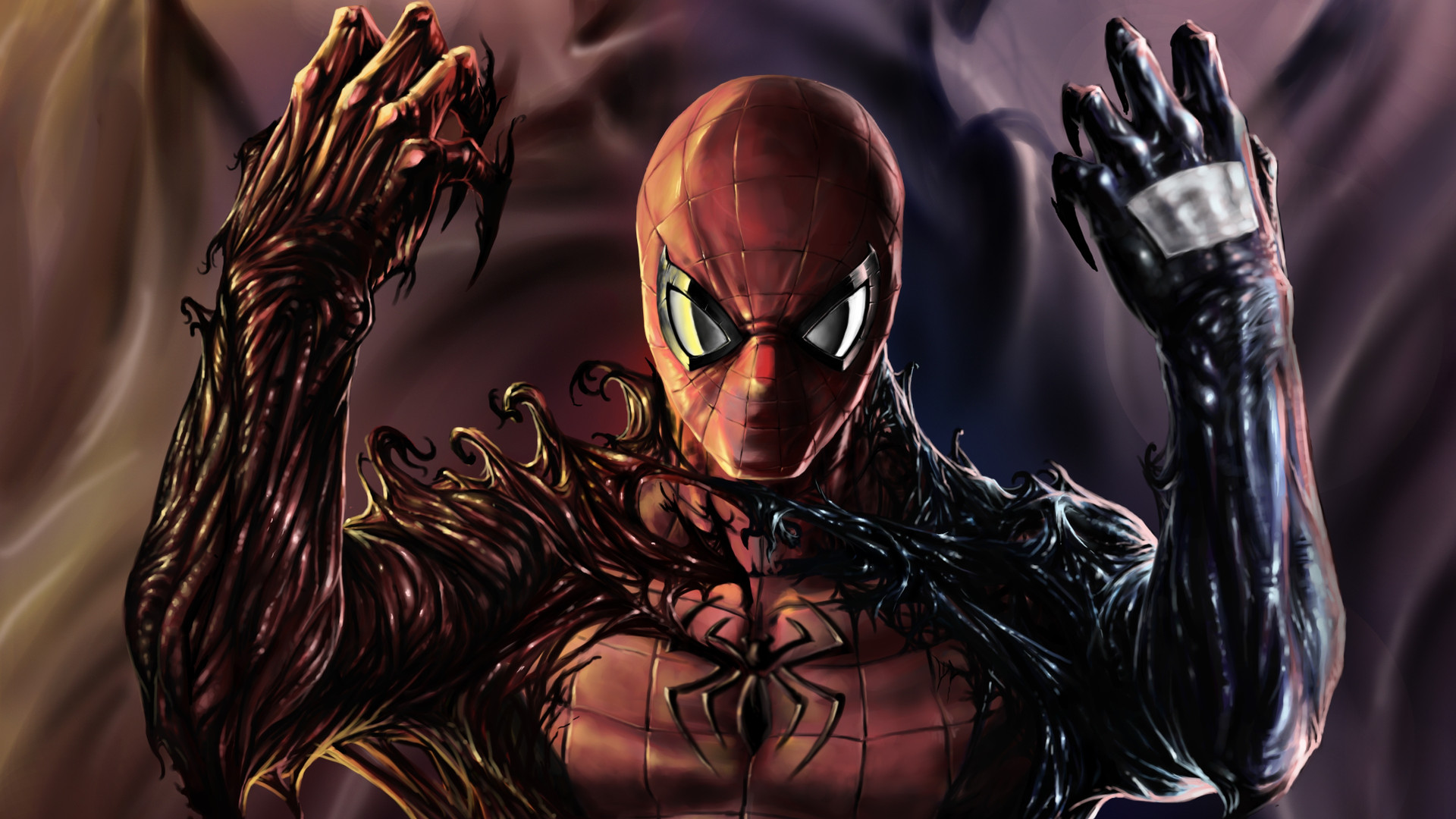 comics, carnage, spider man