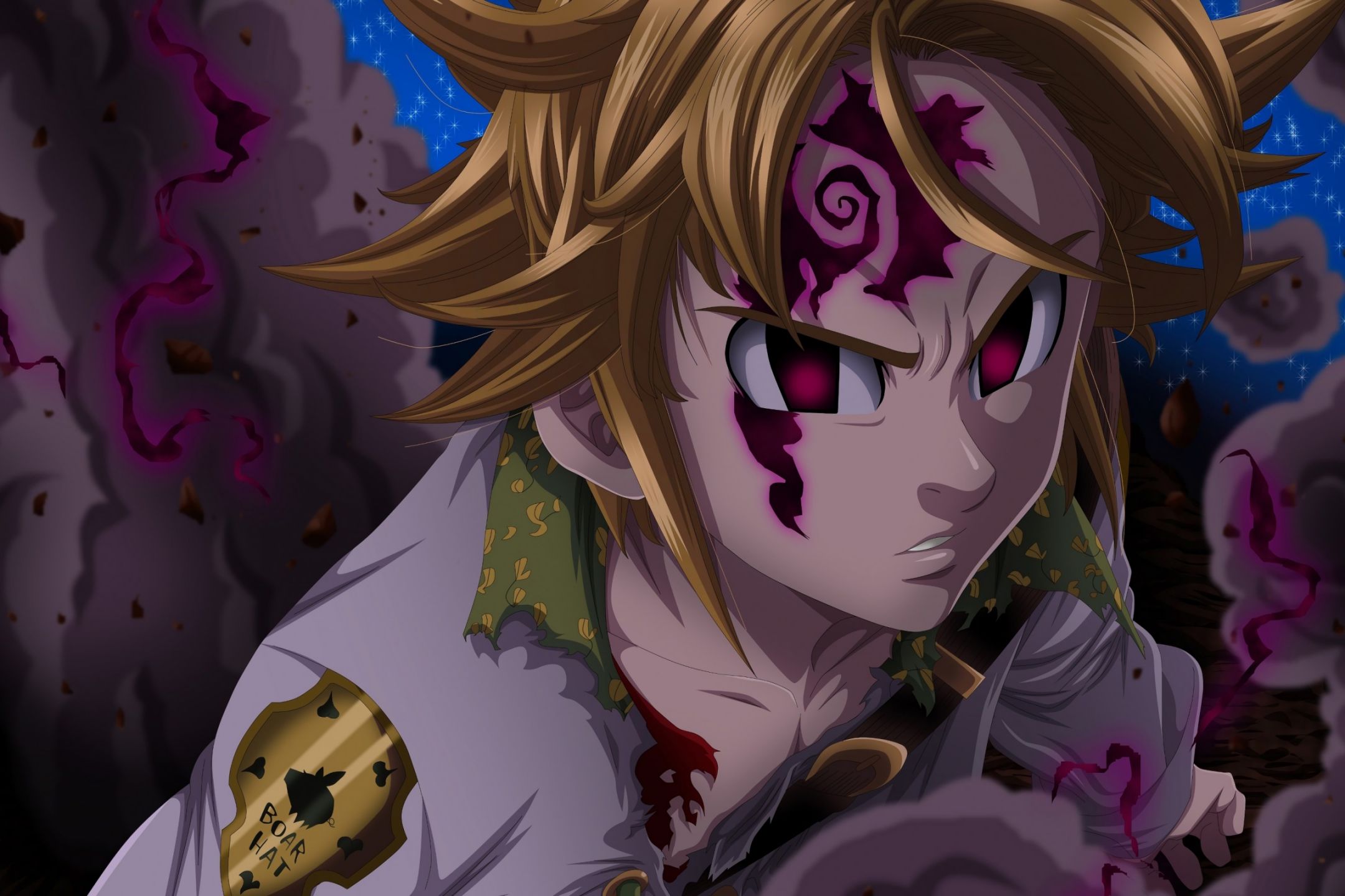 Laden Sie das Blond, Blondinen, Animes, The Seven Deadly Sins, Meliodas (Die Sieben Todsünden)-Bild kostenlos auf Ihren PC-Desktop herunter