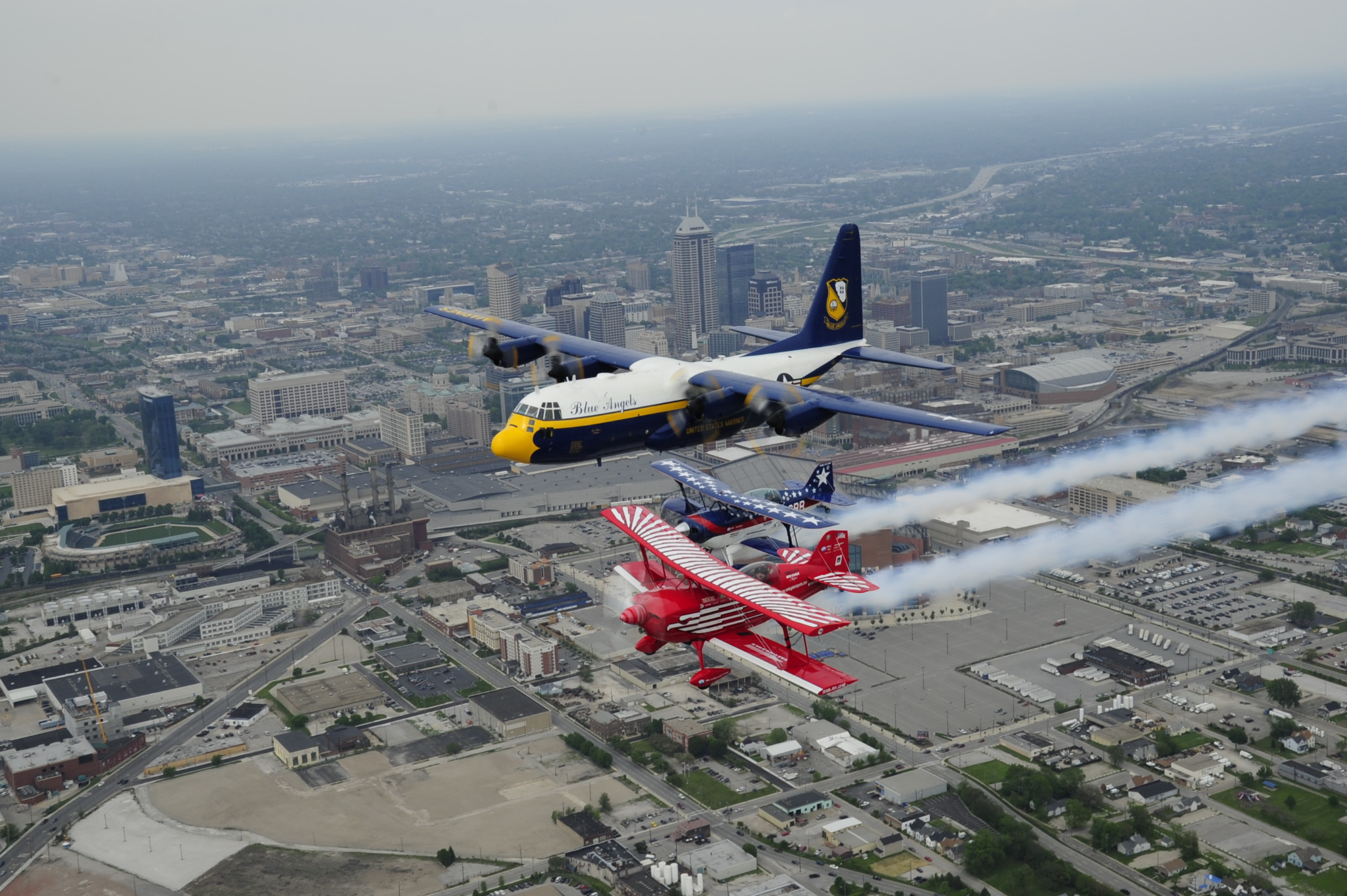 air show, blue angels, military, city, indianapolis, marines, military aircraft