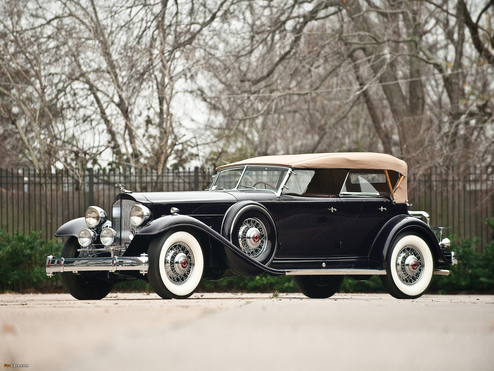 Free download wallpaper Car, Old Car, Vintage Car, Vehicles, Black Car, Packard, Packard Twin Six Sport Phaeton By Dietrich, Packard Twin Six Sport Phaeton on your PC desktop
