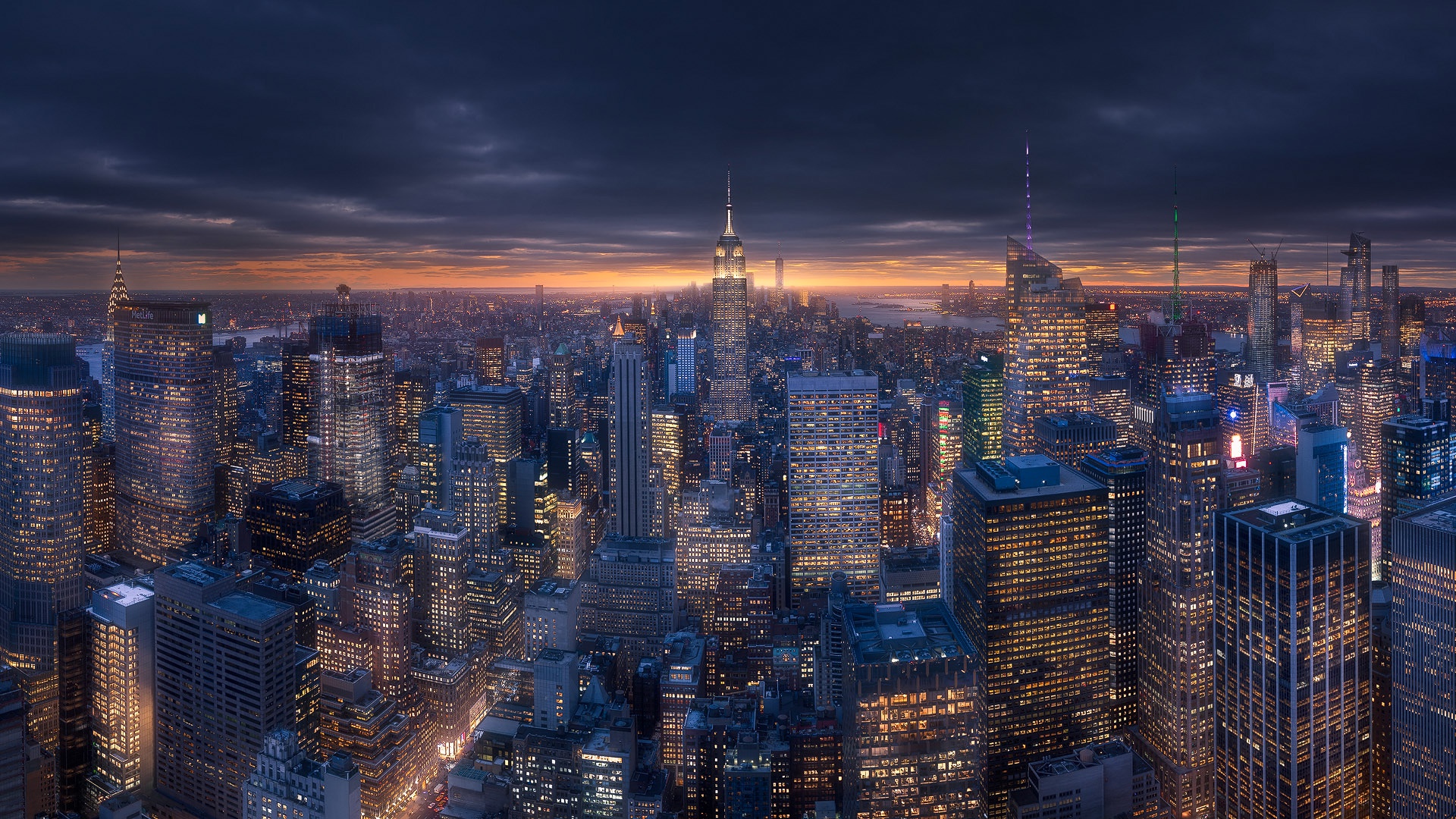 Baixar papel de parede para celular de Cidades, Eua, Cidade, Arranha Céu, Construção, Paisagem Urbana, Nova York, Feito Pelo Homem gratuito.