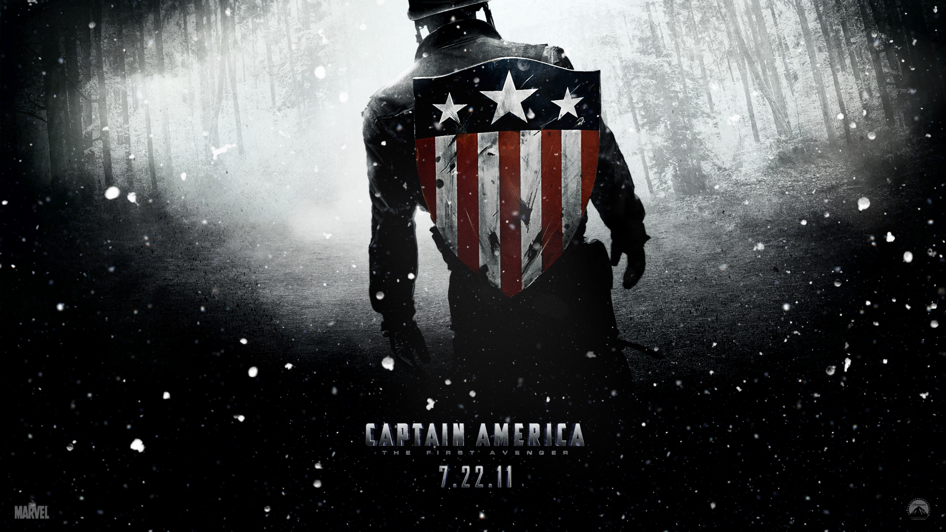 Laden Sie Captain America: The First Avenger HD-Desktop-Hintergründe herunter