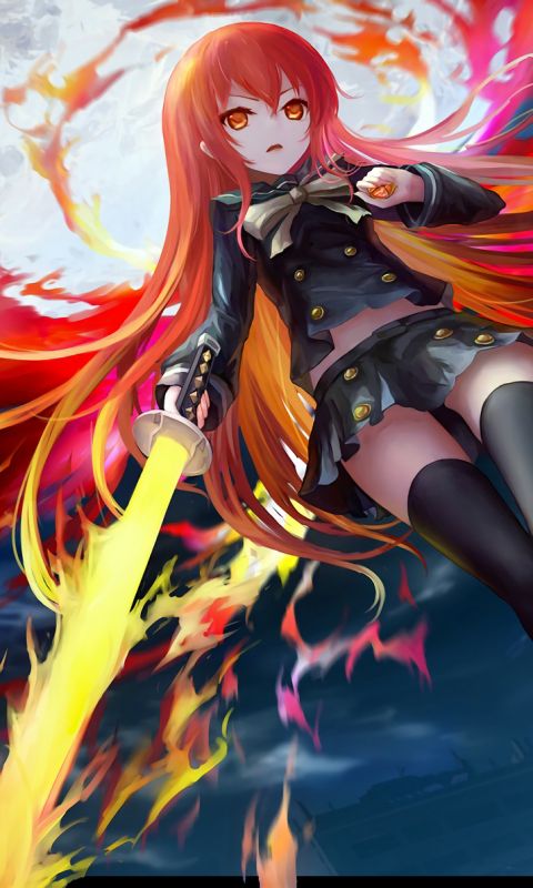 Download mobile wallpaper Anime, Shakugan No Shana, Shana (Shakugan No Shana) for free.