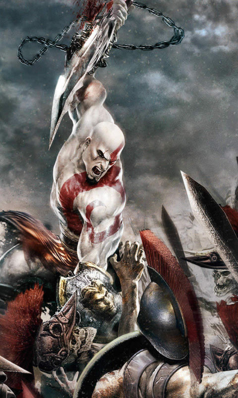 Handy-Wallpaper God Of War, Geist, Computerspiele, Krieg, Kratos (Gott Des Krieges) kostenlos herunterladen.
