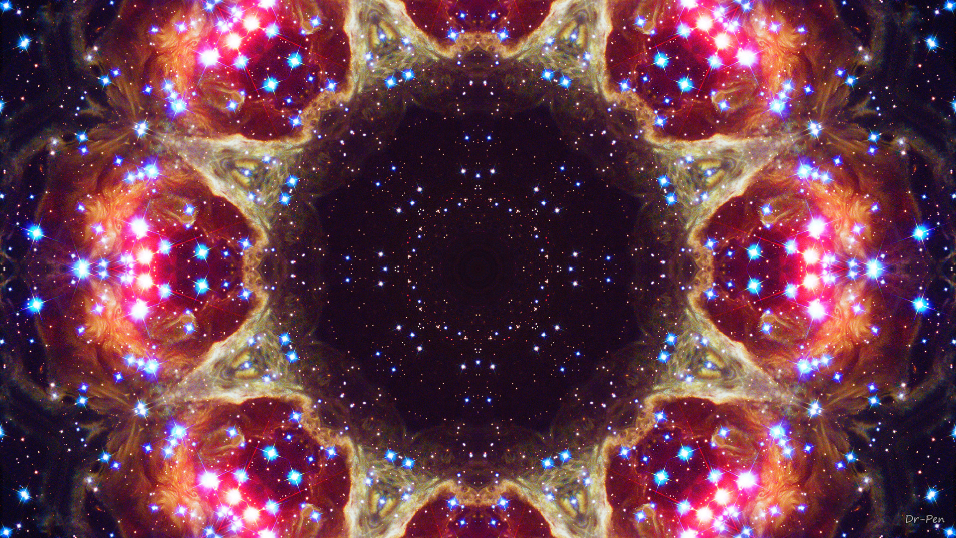 Free download wallpaper Abstract, Pattern, Galaxy, Space, Mandala, Manipulation on your PC desktop