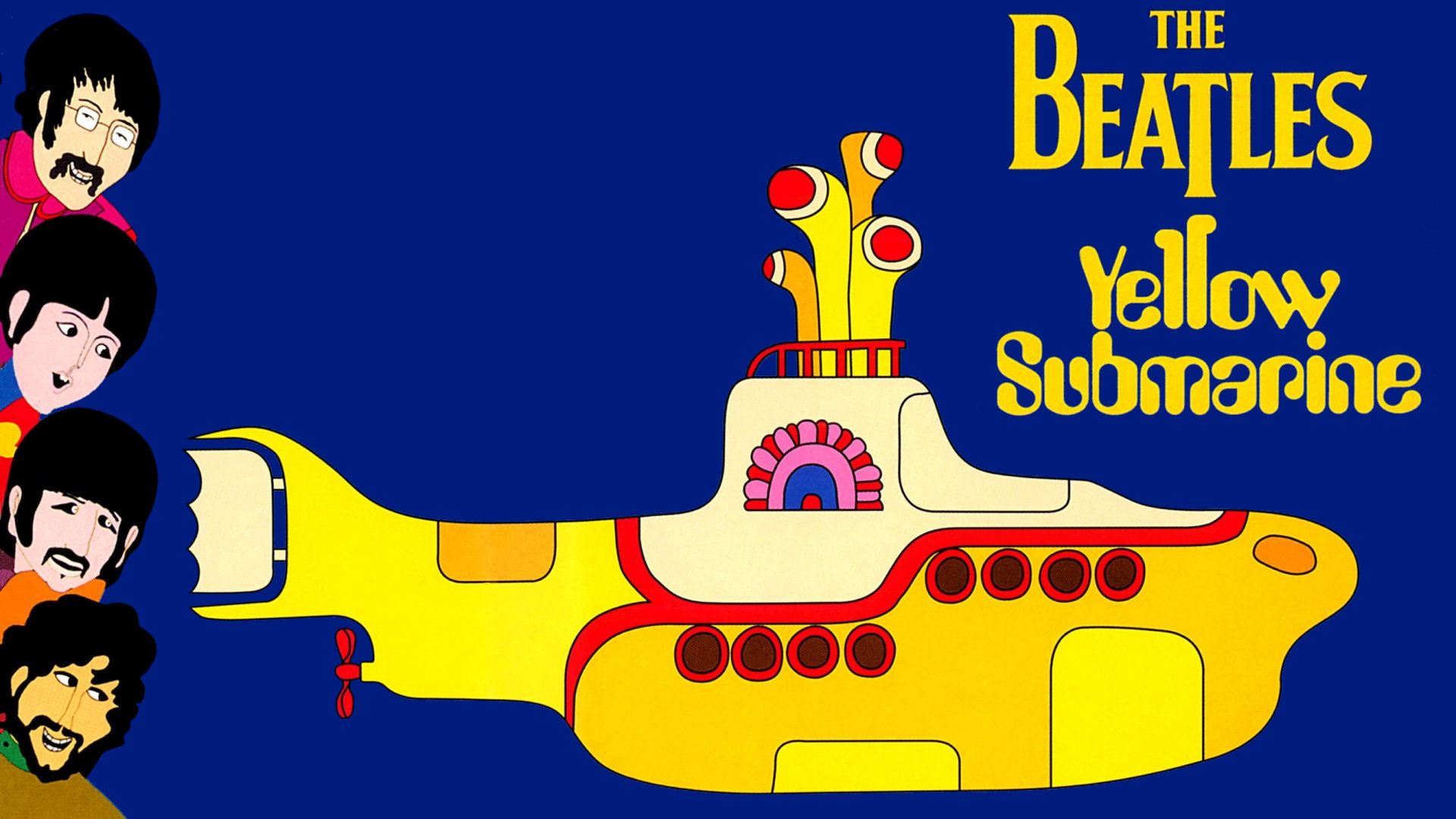 Скачати мобільні шпалери Бітлз, Фільм, The Beatles: Жовтий Підводний Човен безкоштовно.