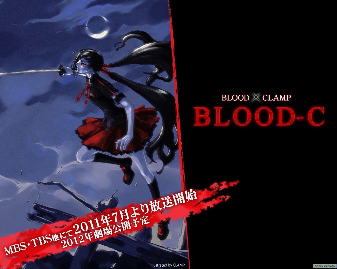 anime, blood c, saya kisaragi