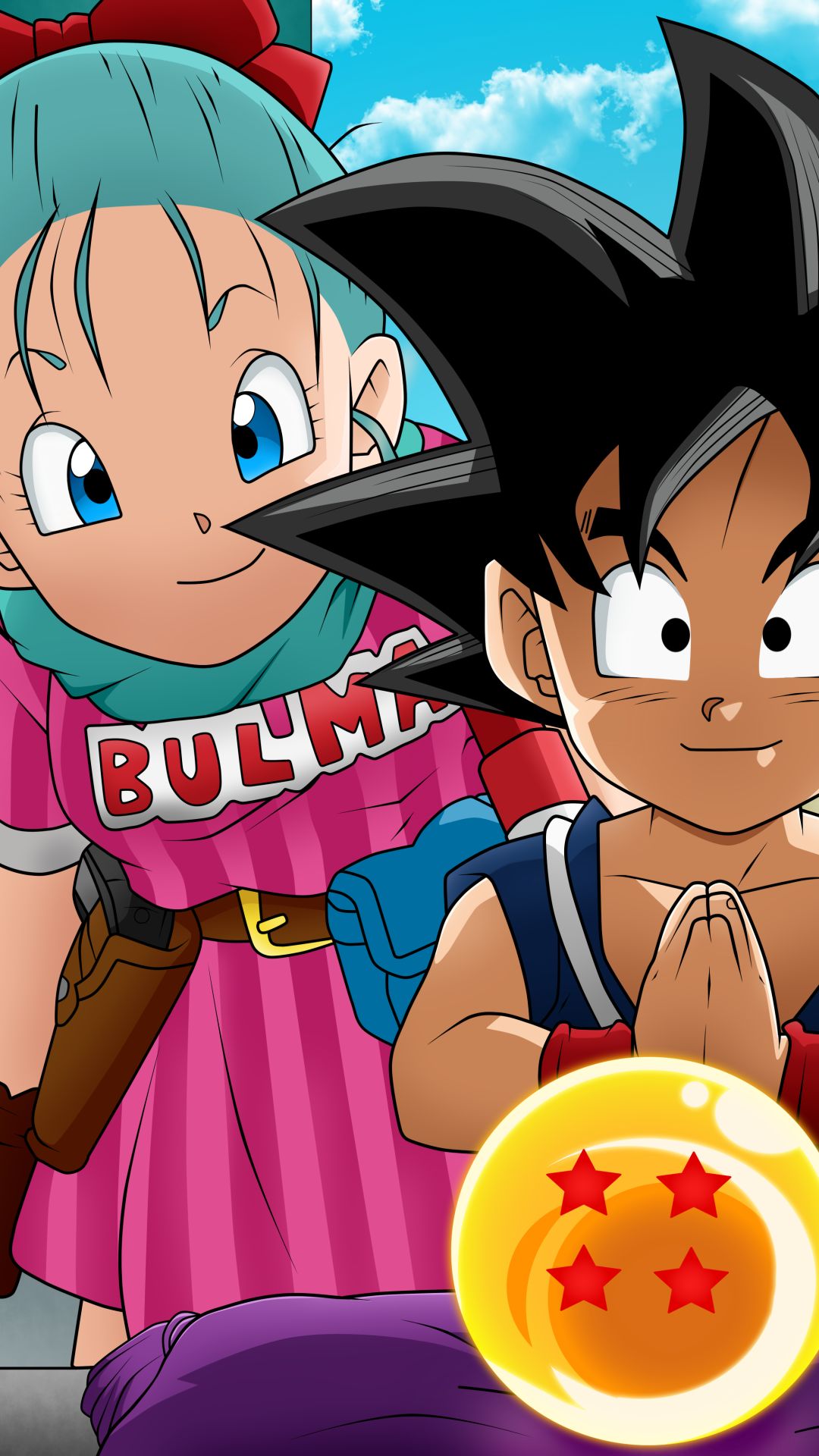 Handy-Wallpaper Dragon Ball, Animes, Son Goku, Dragon Ball: Doragon Bôru, Bulma (Dragon Ball) kostenlos herunterladen.