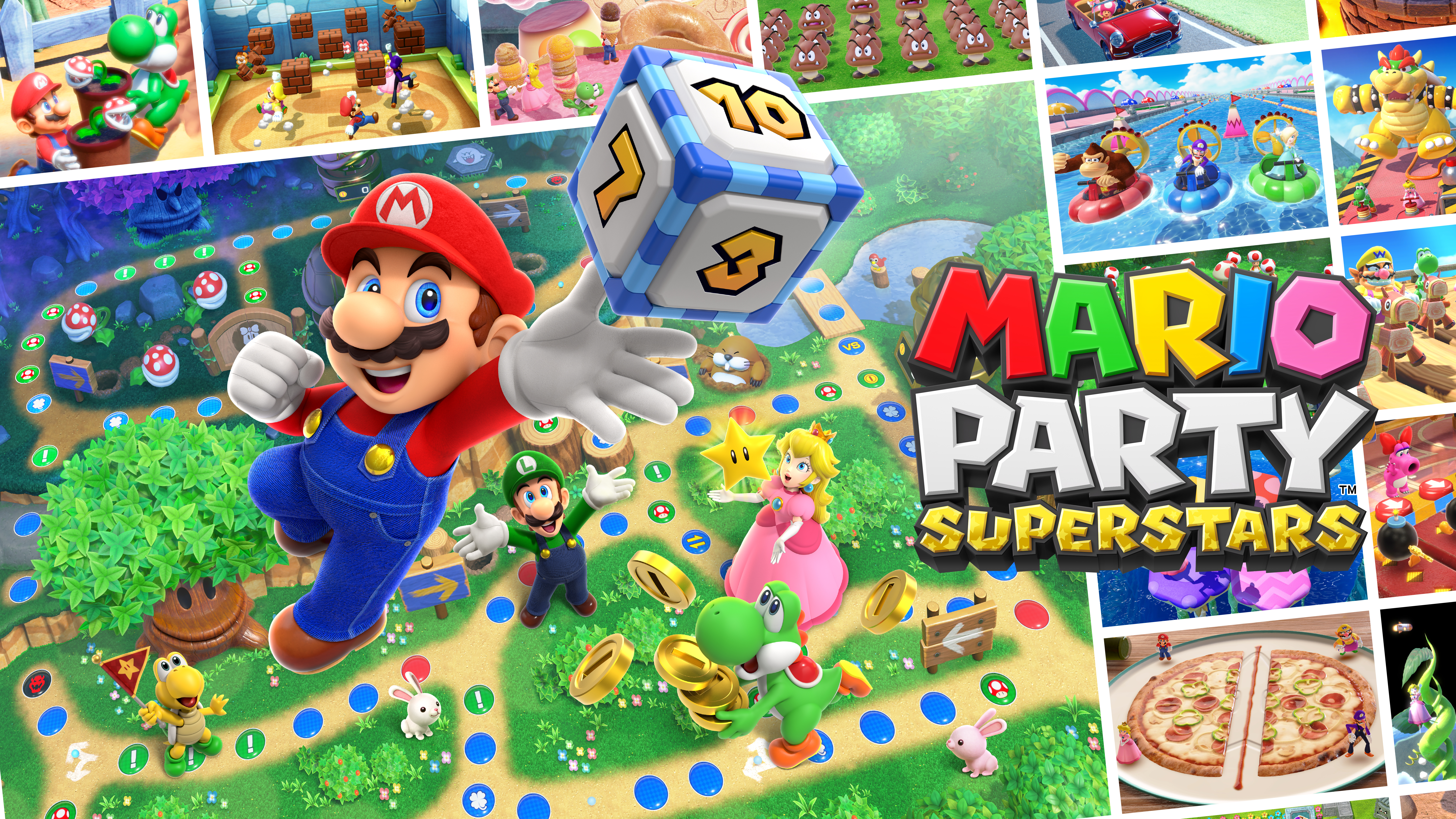Melhores papéis de parede de Mario Party Superstars para tela do telefone