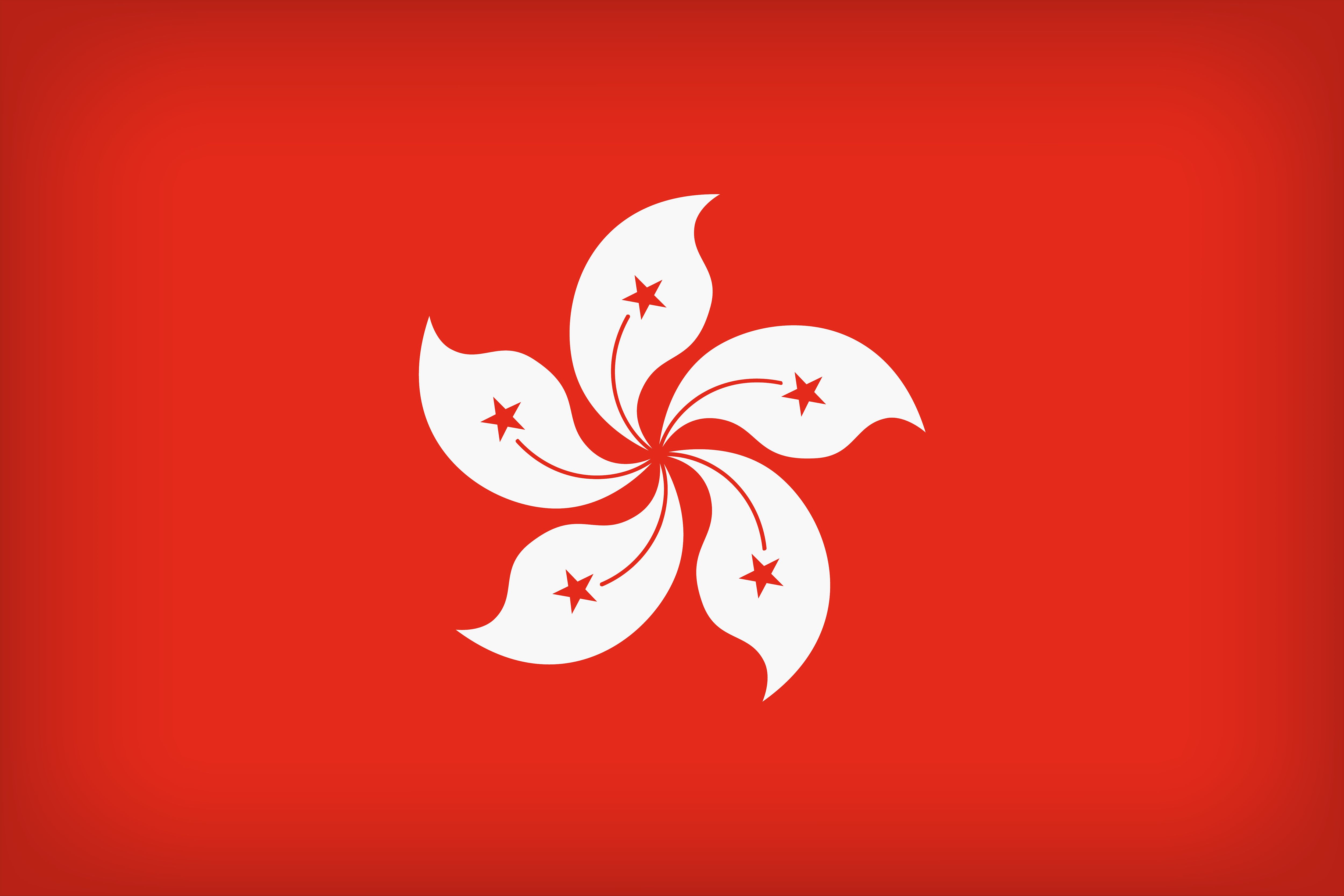 Популярные заставки и фоны Флаг Гонконга на компьютер