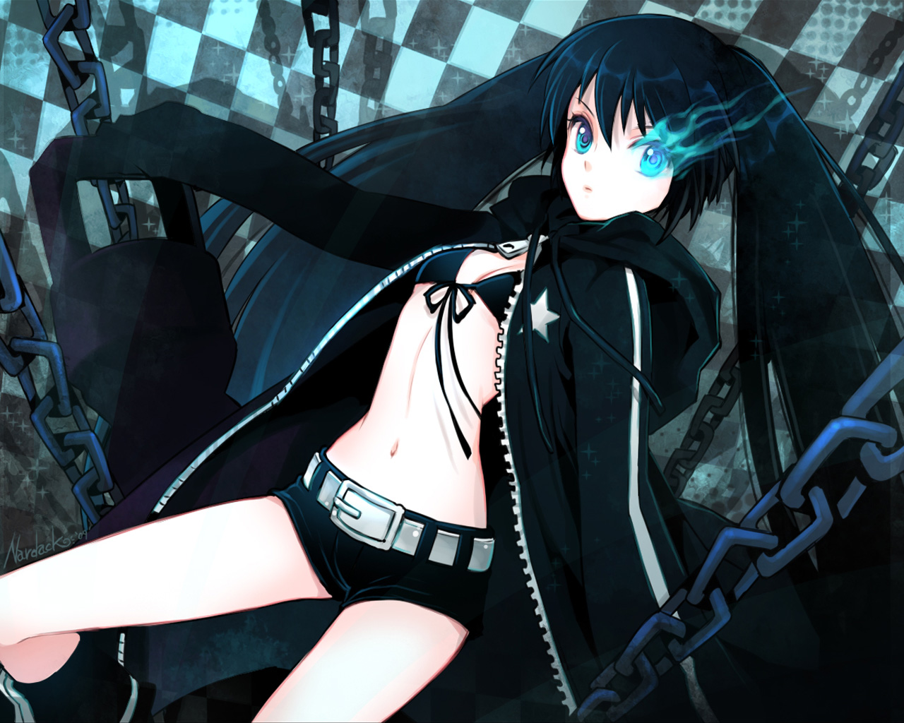 Free download wallpaper Anime, Black Rock Shooter on your PC desktop