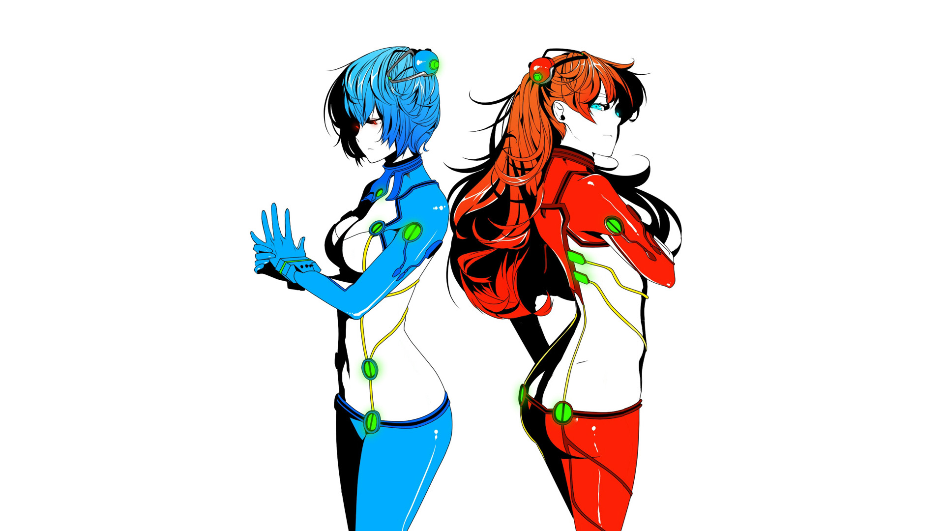 Free download wallpaper Anime, Evangelion, Evangelion: 2 0 You Can (Not) Advance, Asuka Langley Sohryu, Rei Ayanami on your PC desktop