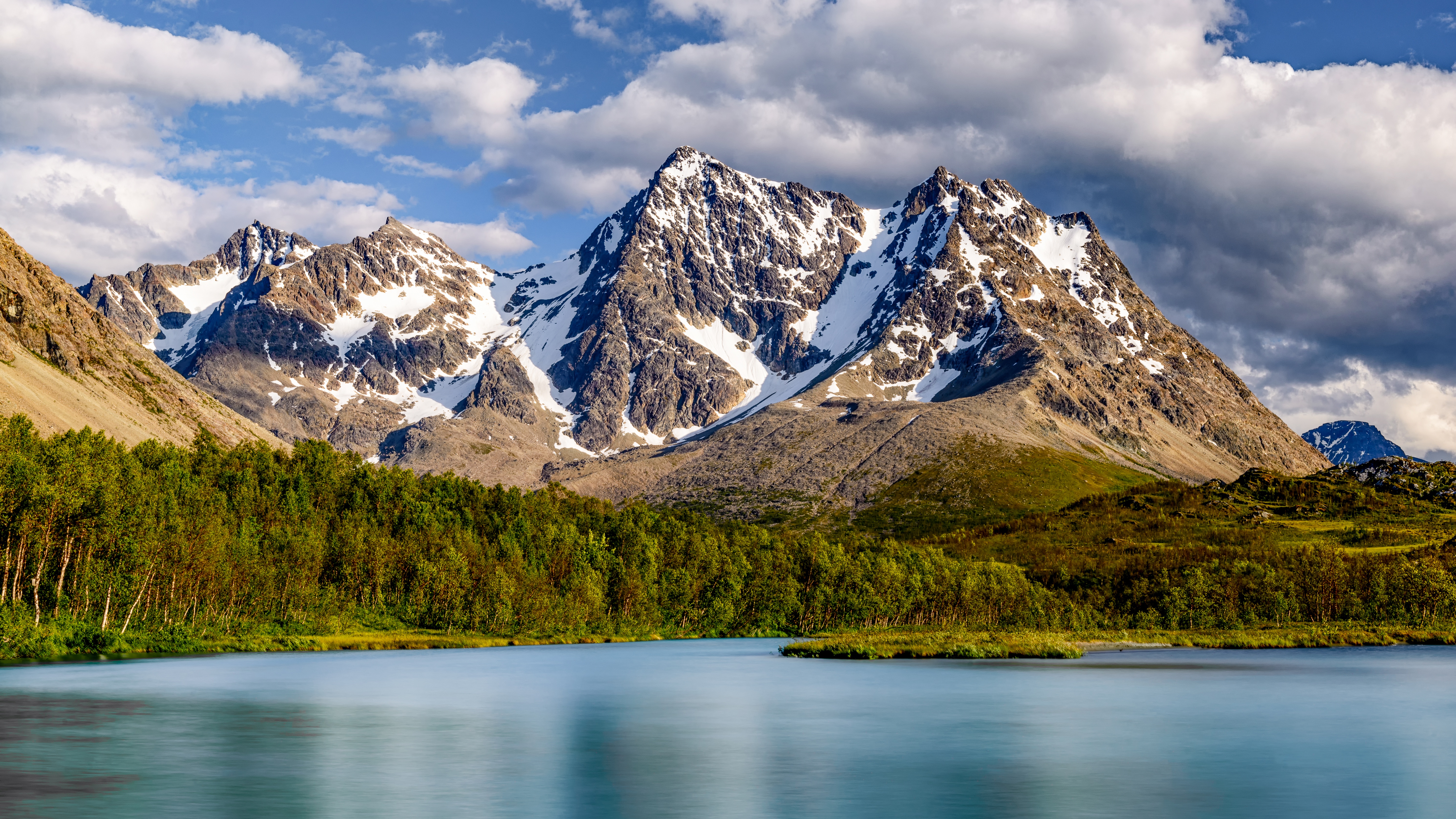 Baixe gratuitamente a imagem Natureza, Montanhas, Montanha, Lago, Nuvem, Terra/natureza na área de trabalho do seu PC