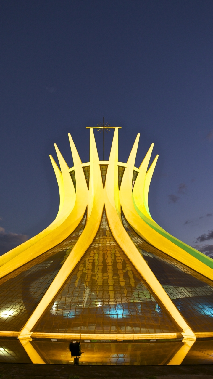 Baixar papel de parede para celular de Brasil, Catedral, Religioso, Brasília, Catedral De Brasília gratuito.