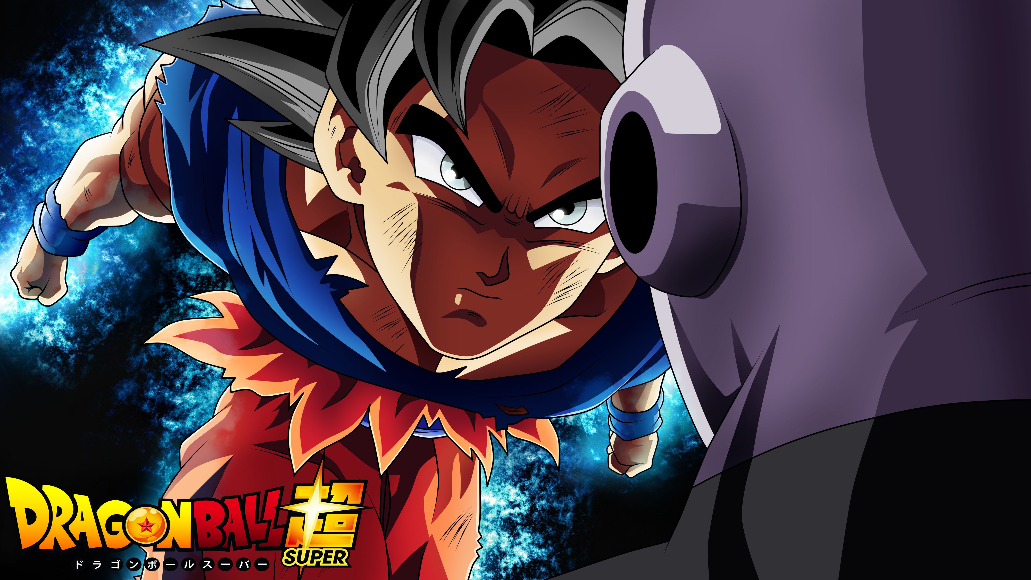 Download mobile wallpaper Anime, Dragon Ball, Goku, Dragon Ball Super, Ultra Instinct (Dragon Ball), Jiren (Dragon Ball) for free.