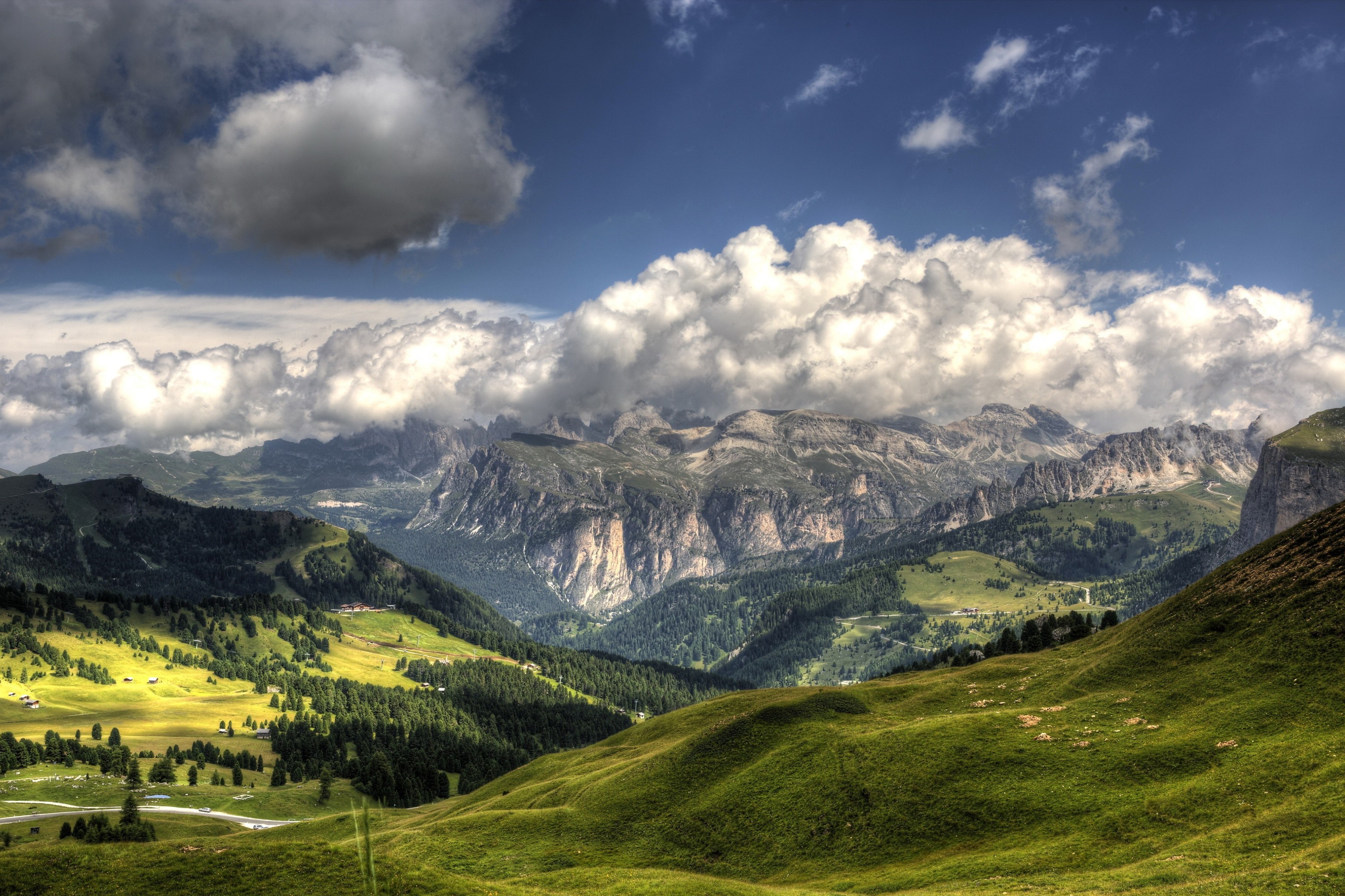 346536 завантажити шпалери гори, земля, гора, альпи, хмара, ліс, хілл, італія - заставки і картинки безкоштовно