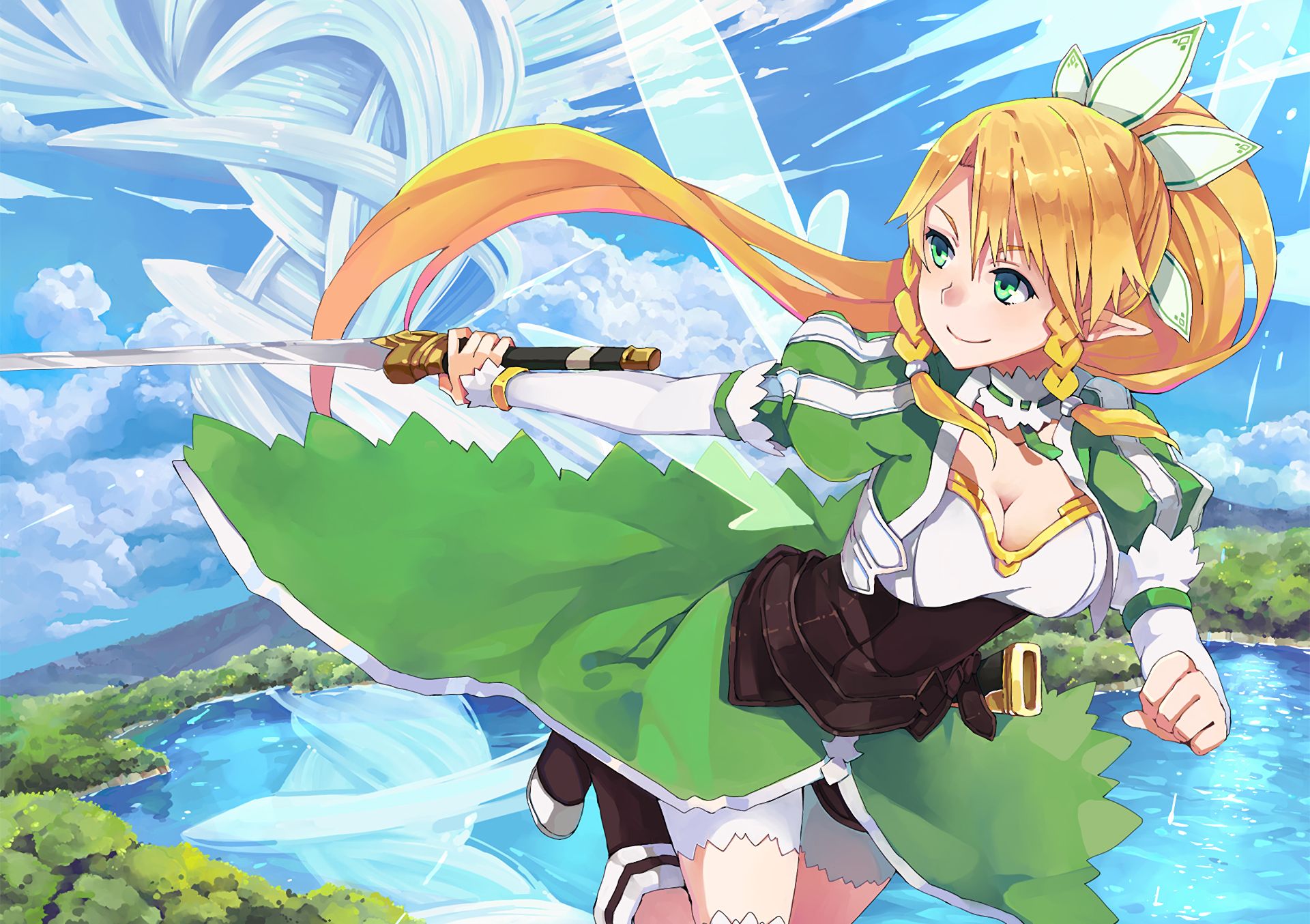 Laden Sie das Animes, Sword Art Online, Leafa (Schwertkunst Online)-Bild kostenlos auf Ihren PC-Desktop herunter