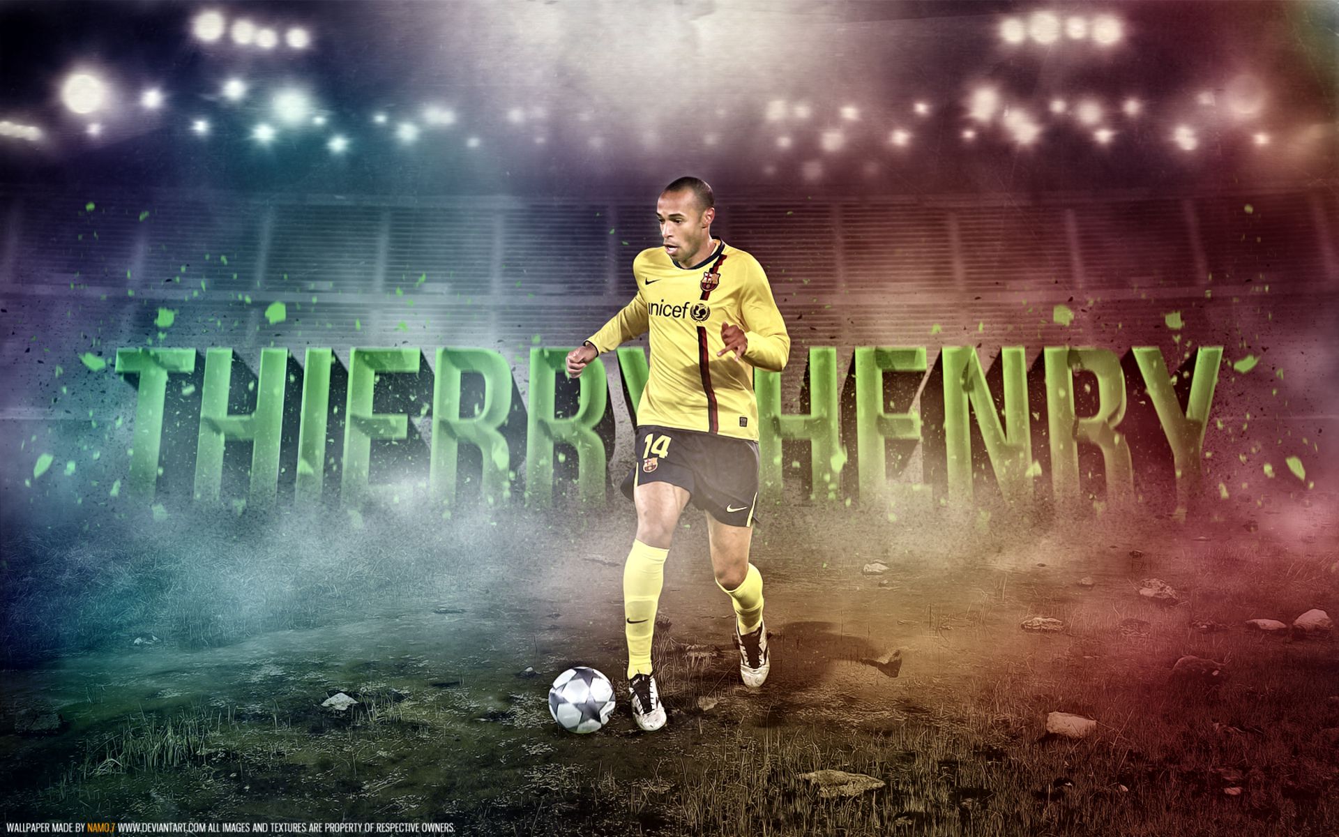 Descarga gratuita de fondo de pantalla para móvil de Fútbol, Deporte, Fc Barcelona, Thierry Henry.