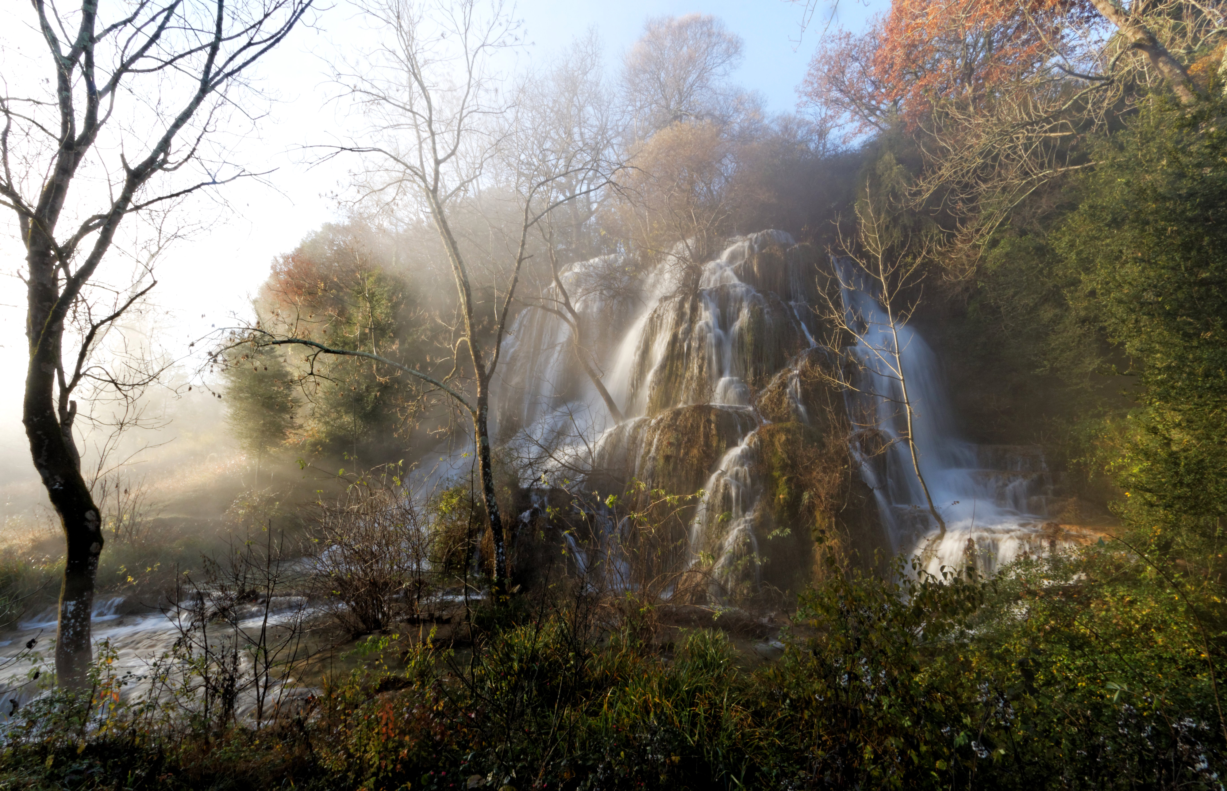 Laden Sie das Wasserfälle, Wasserfall, Wald, Strom, Erde/natur-Bild kostenlos auf Ihren PC-Desktop herunter