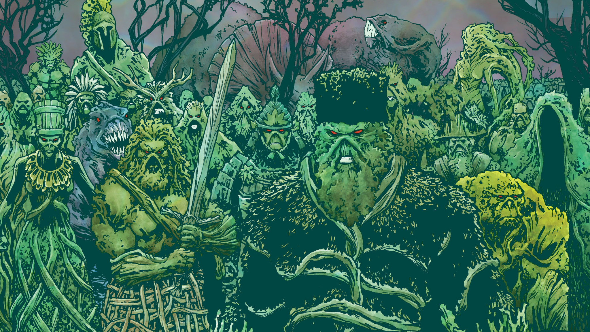 Free download wallpaper Comics, Swamp Thing on your PC desktop