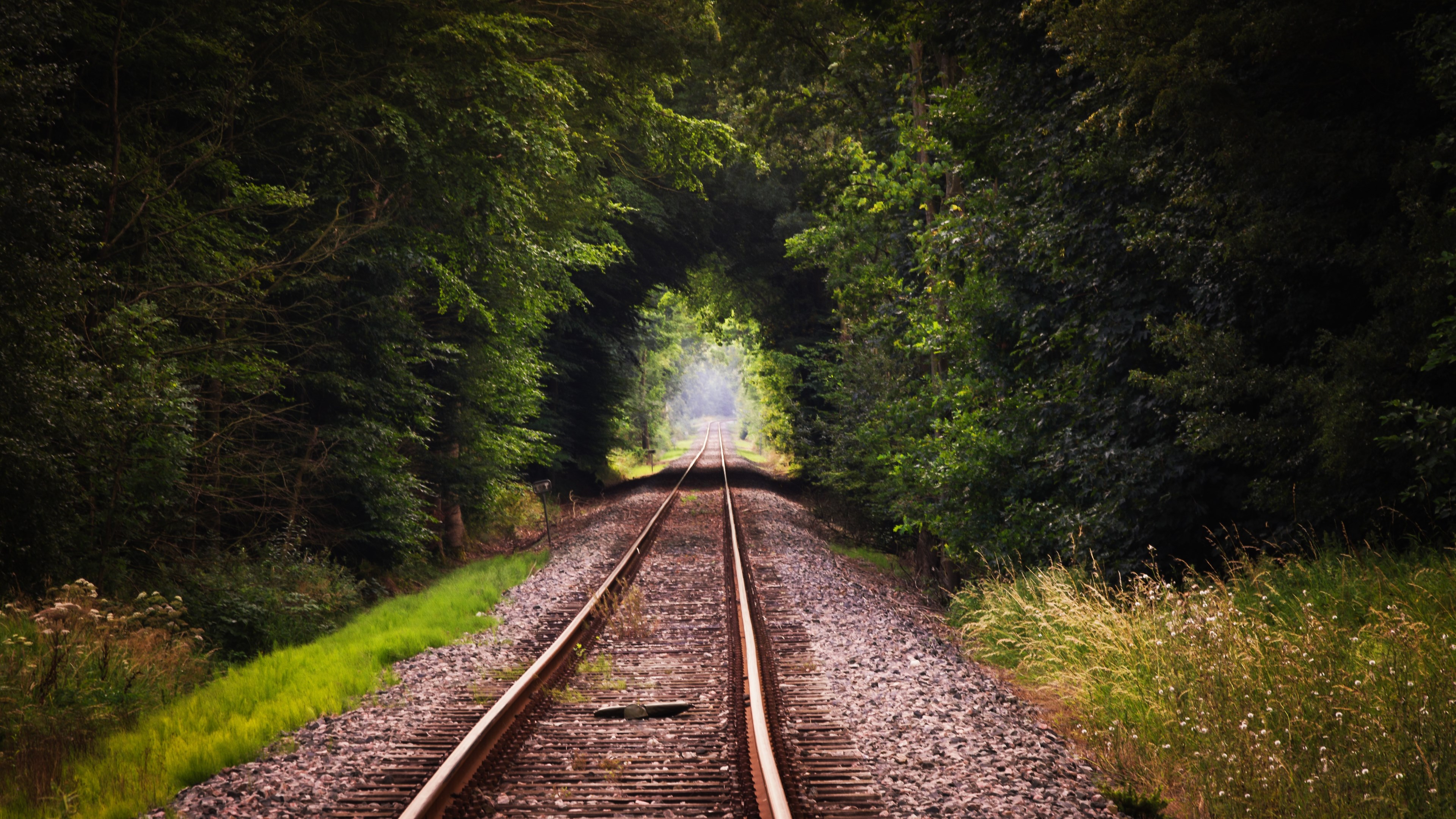 Free download wallpaper Nature, Railroad, Man Made on your PC desktop