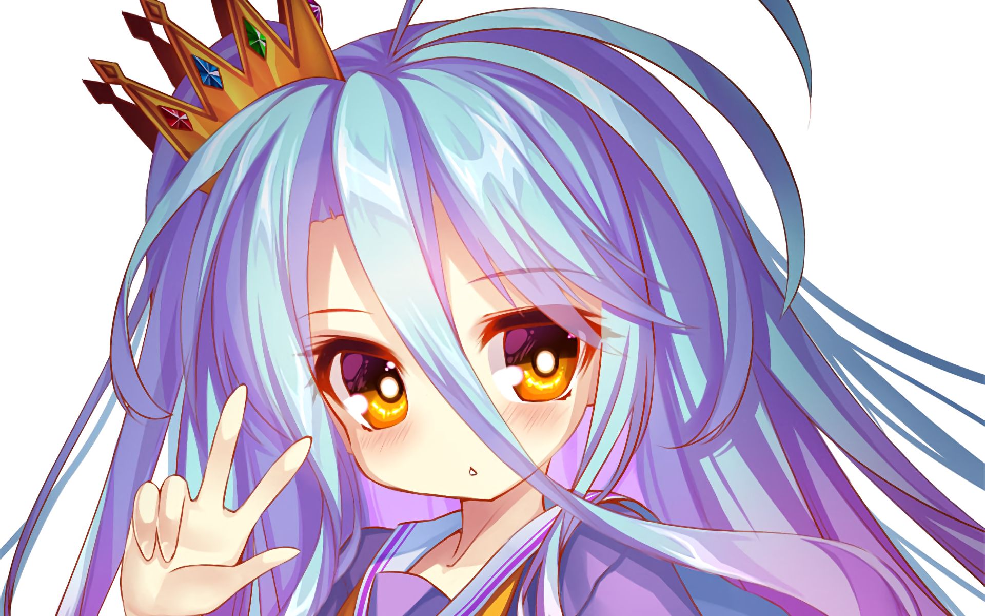 Download mobile wallpaper Anime, Shiro (No Game No Life), No Game No Life for free.