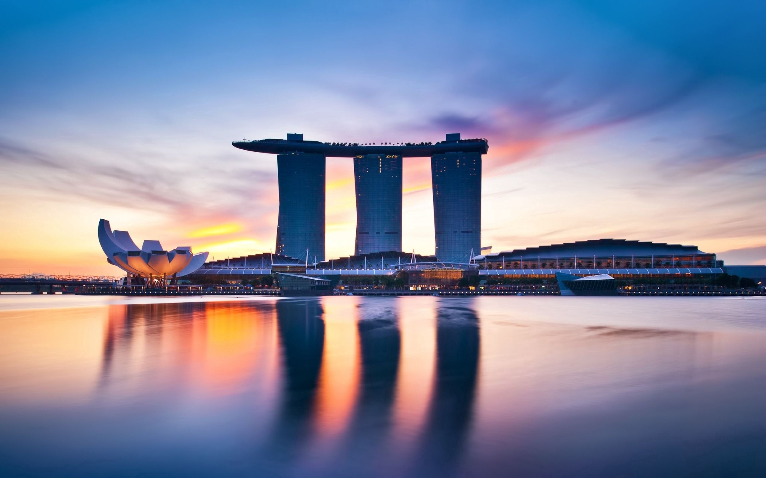 singapore, building, cities, shine, ocean, brilliance, hotel