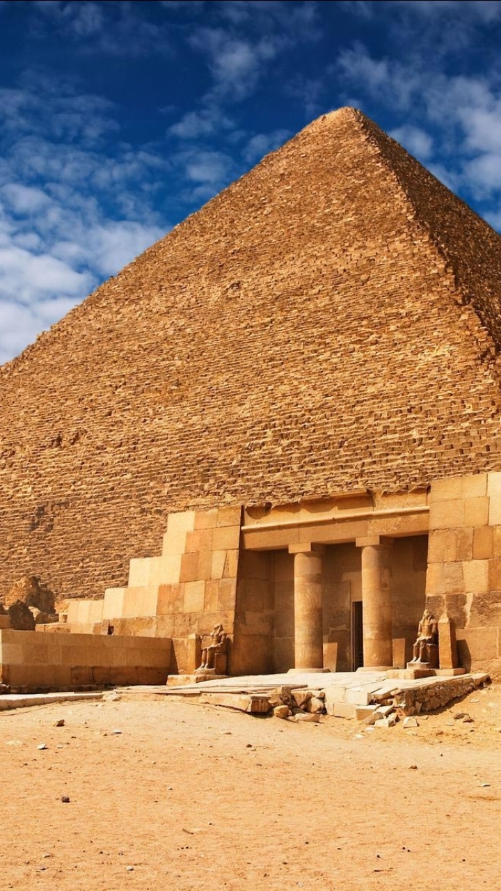 Download mobile wallpaper Egypt, Pyramid, Man Made for free.