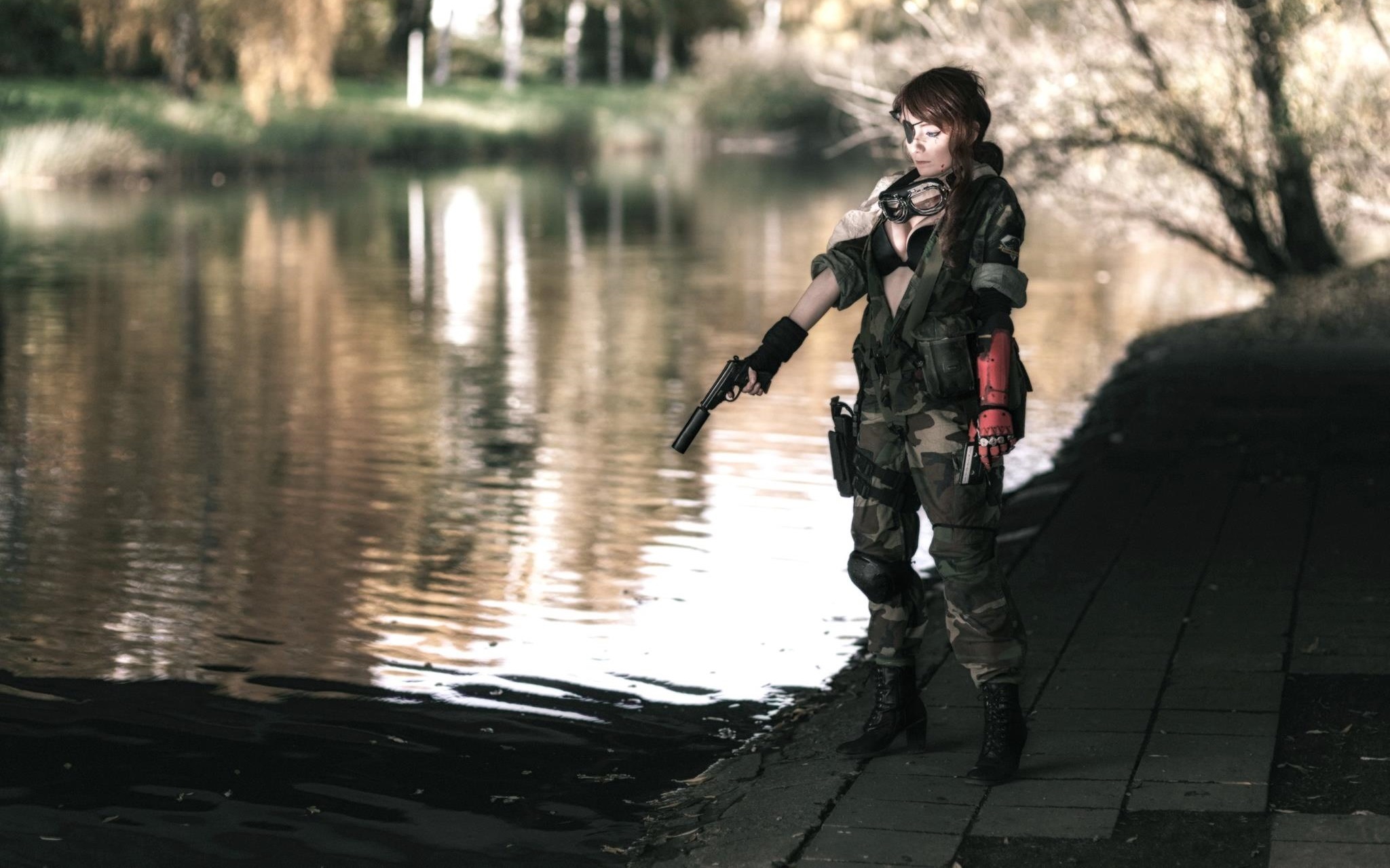 Скачать картинку Женщины, Косплей, Metal Gear Solid V: Призрачная Боль в телефон бесплатно.